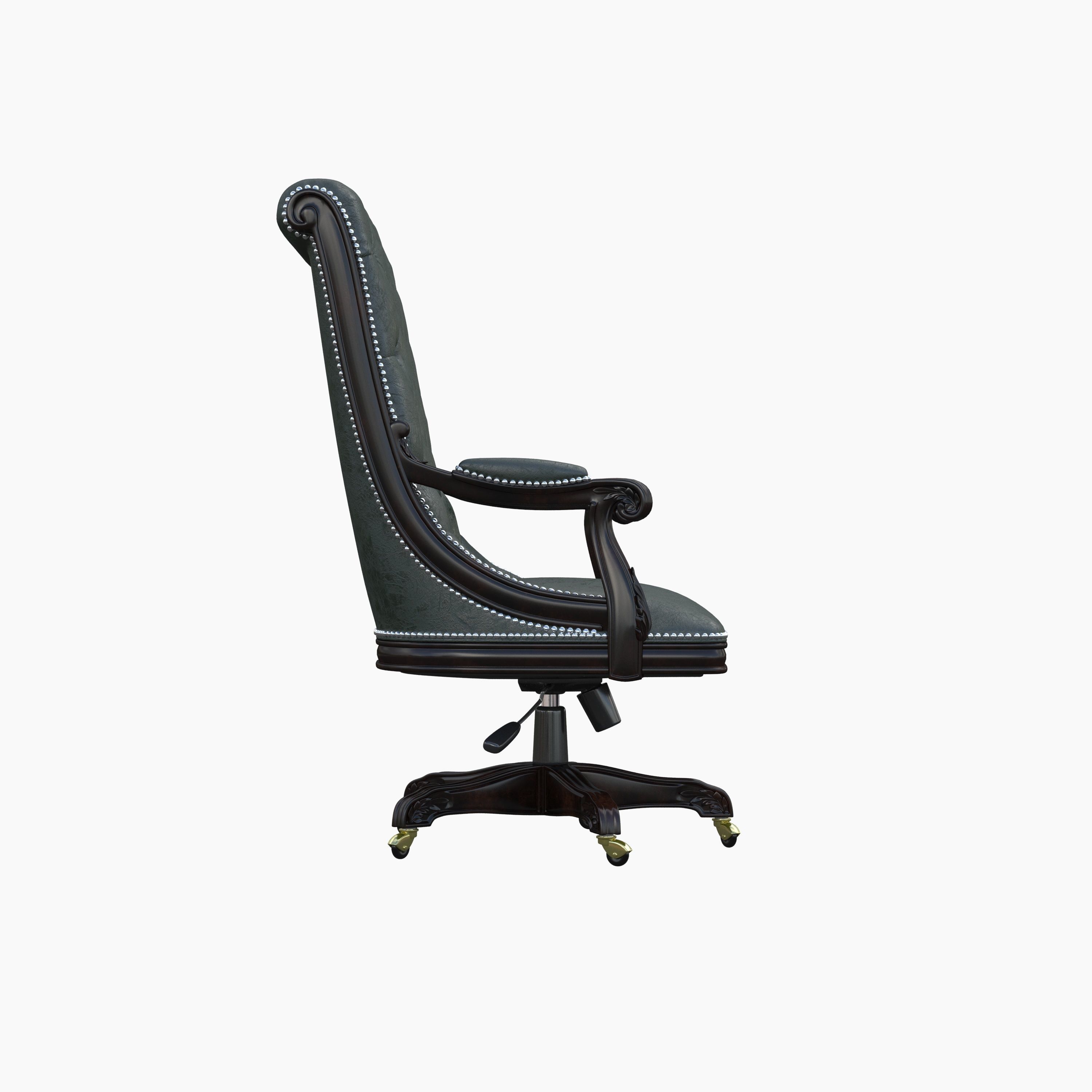 Classic armchair 3D model_6