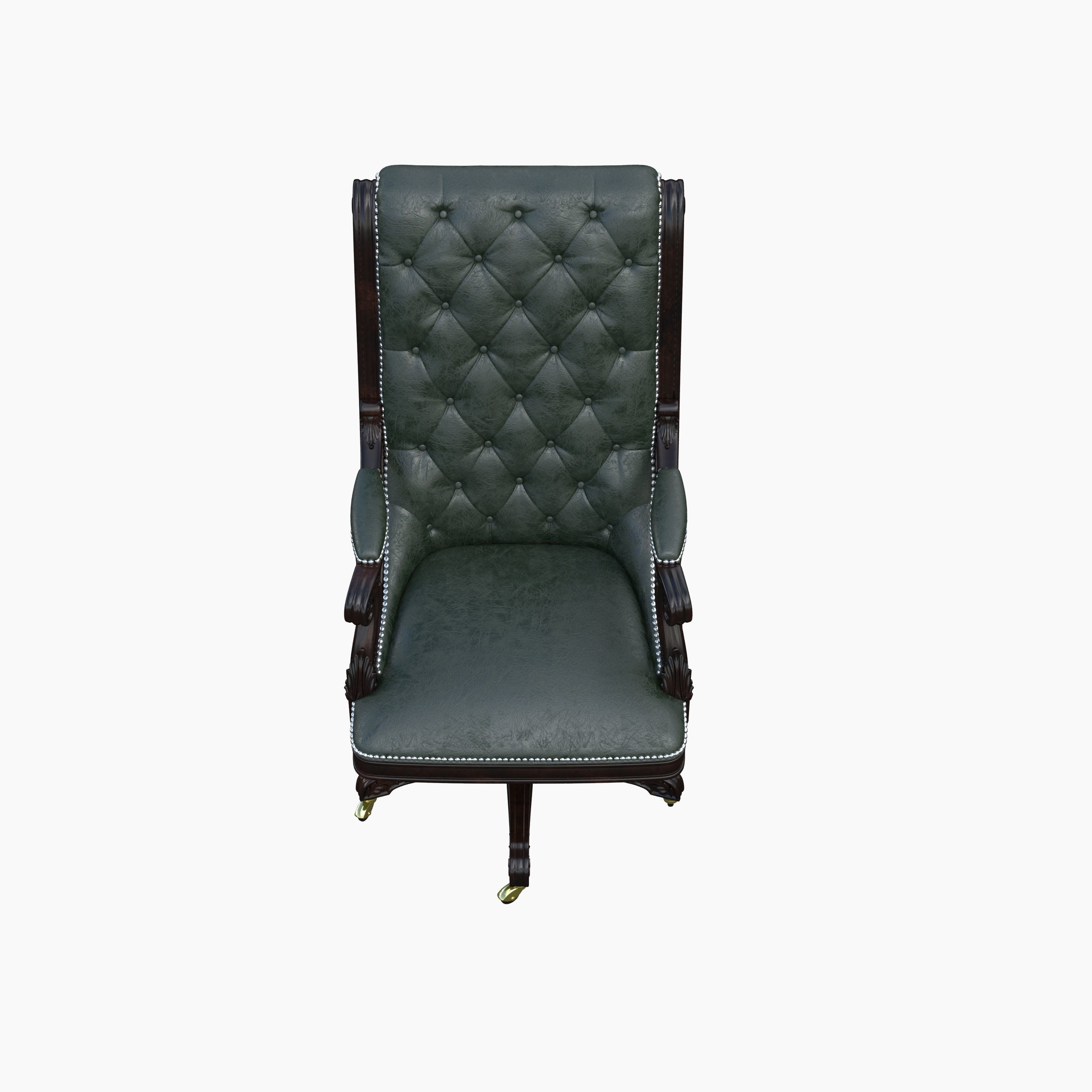 Classic armchair 3D model_1