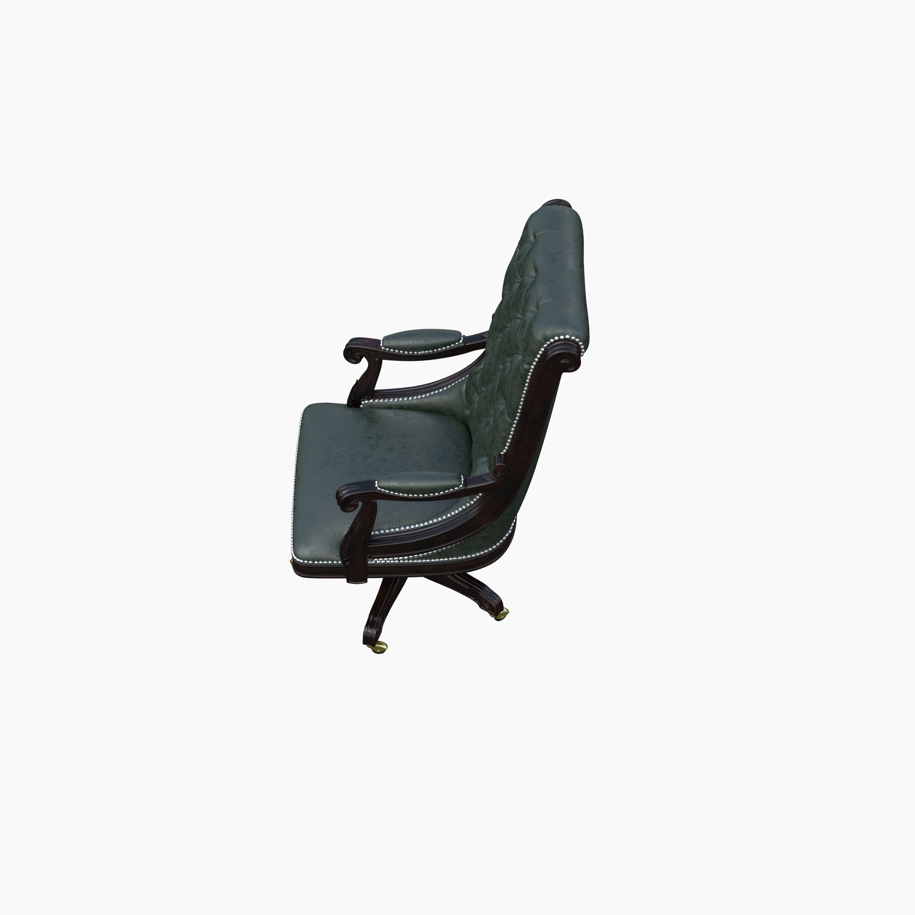 Classic armchair 3D model_4