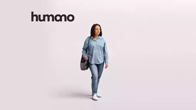 Humano Walking Woman 2201-10 3D model