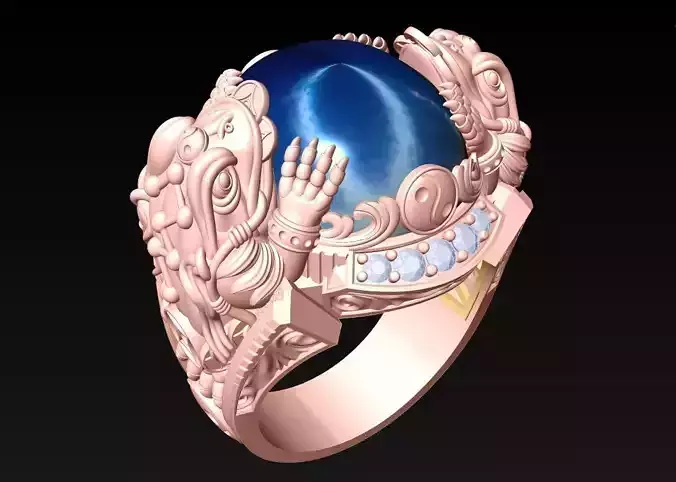 Toad ring - Jin Chan ring - N1900