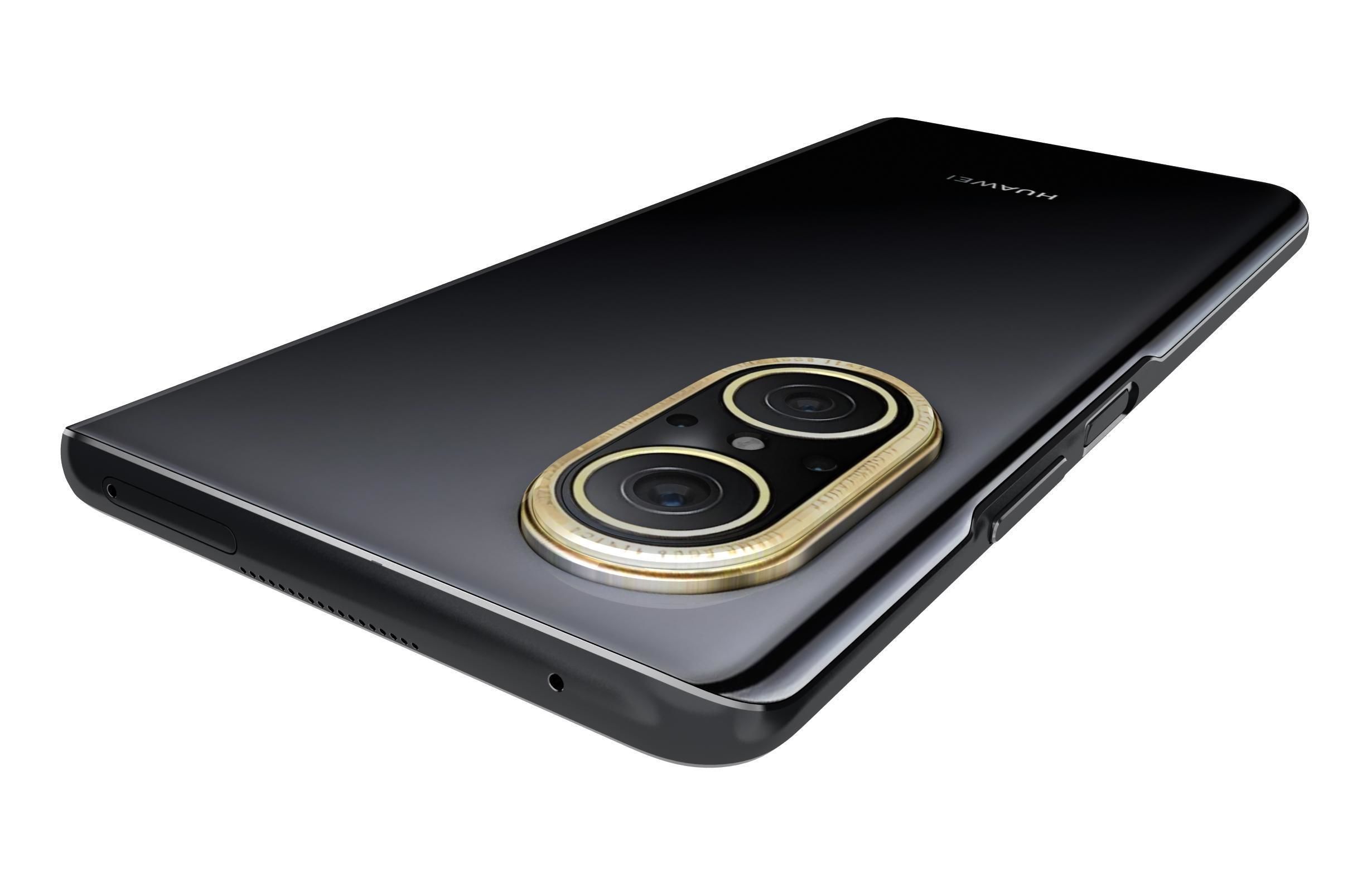 Huawei Nova 10 Youth Black Low-poly 3D model_15