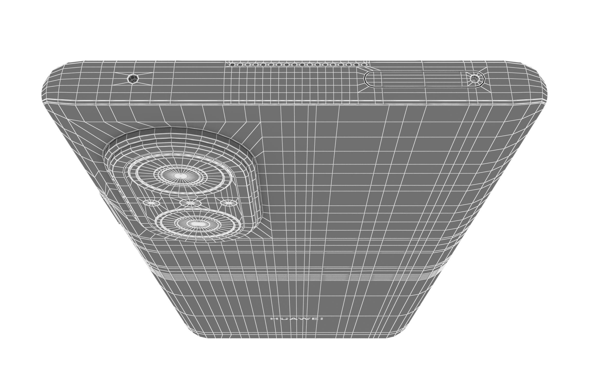 Huawei Nova 10 Youth Black Low-poly 3D model_24