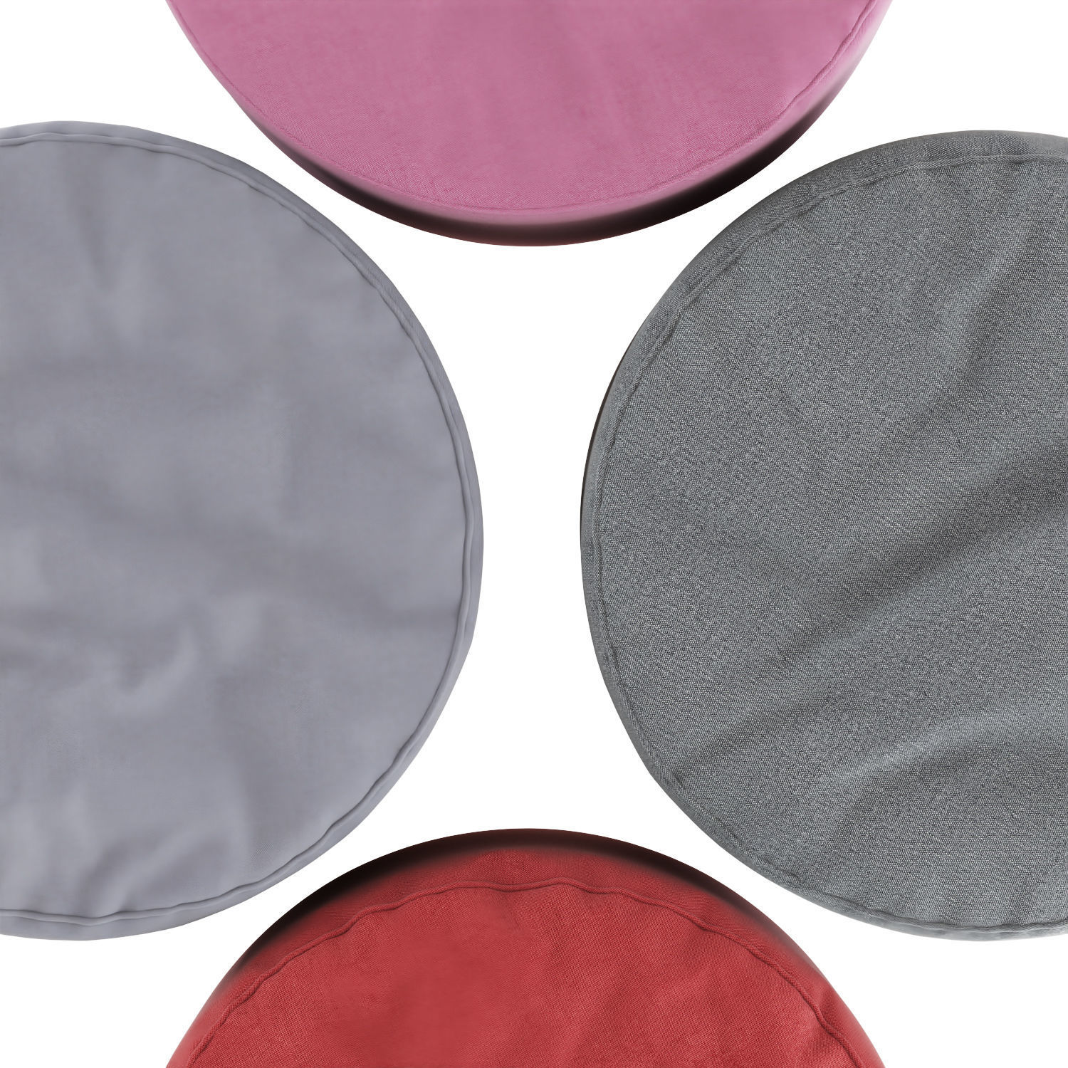 Bag pouf comfort line 3D model_3