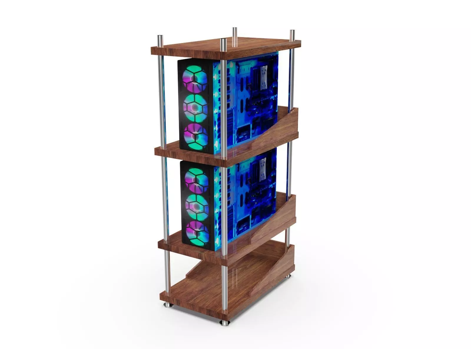 Computer rack 3D model