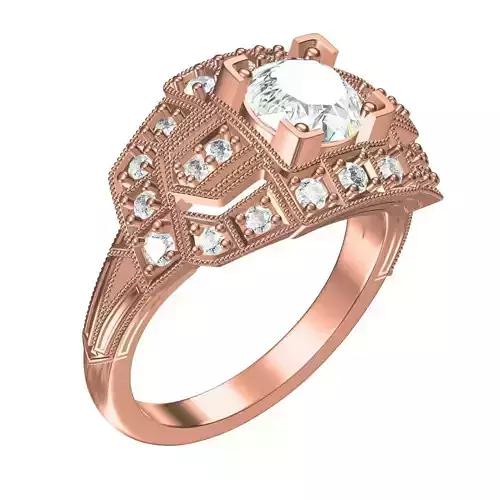 Vintage Art Deco Style Ring