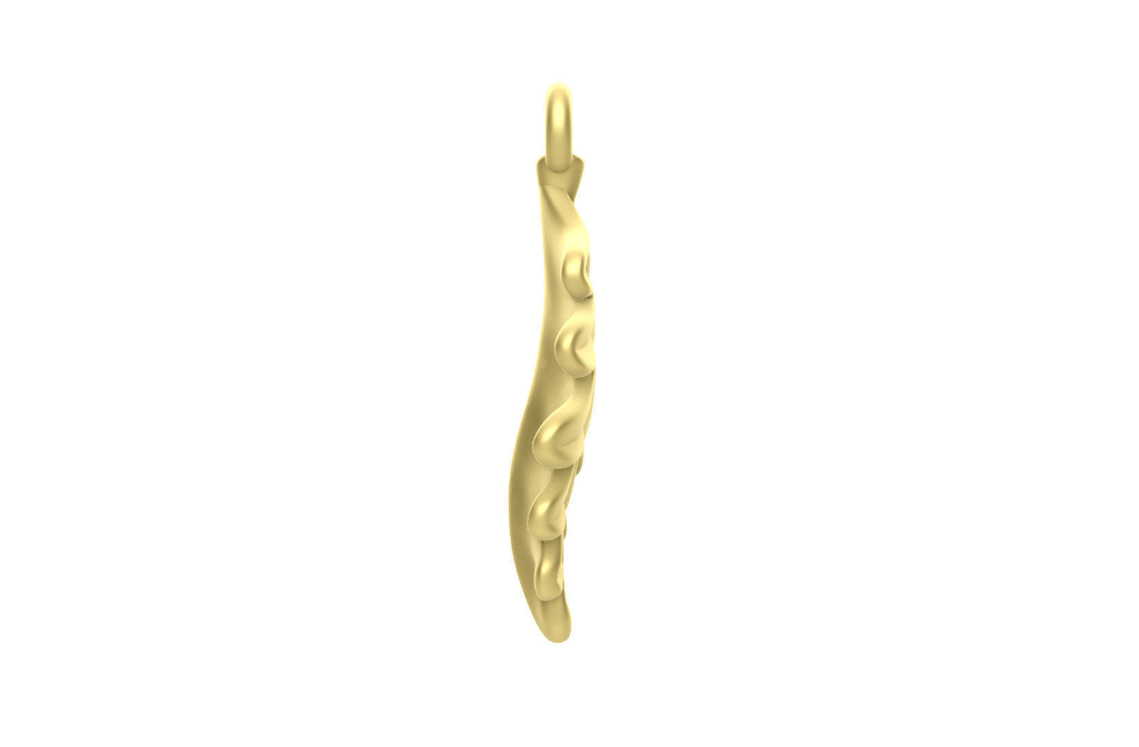 Leaf Charm Set - Oak Leaf Charm for Bail Ring Earrings Bracelet 3D print model_4