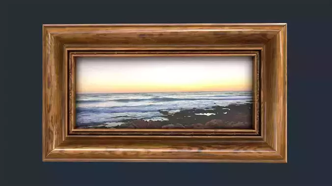 Vintage Framed Oil Painting 25