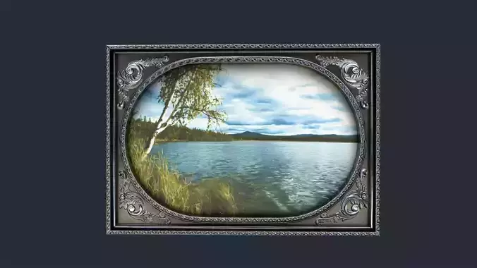 Vintage Framed Oil Painting 30