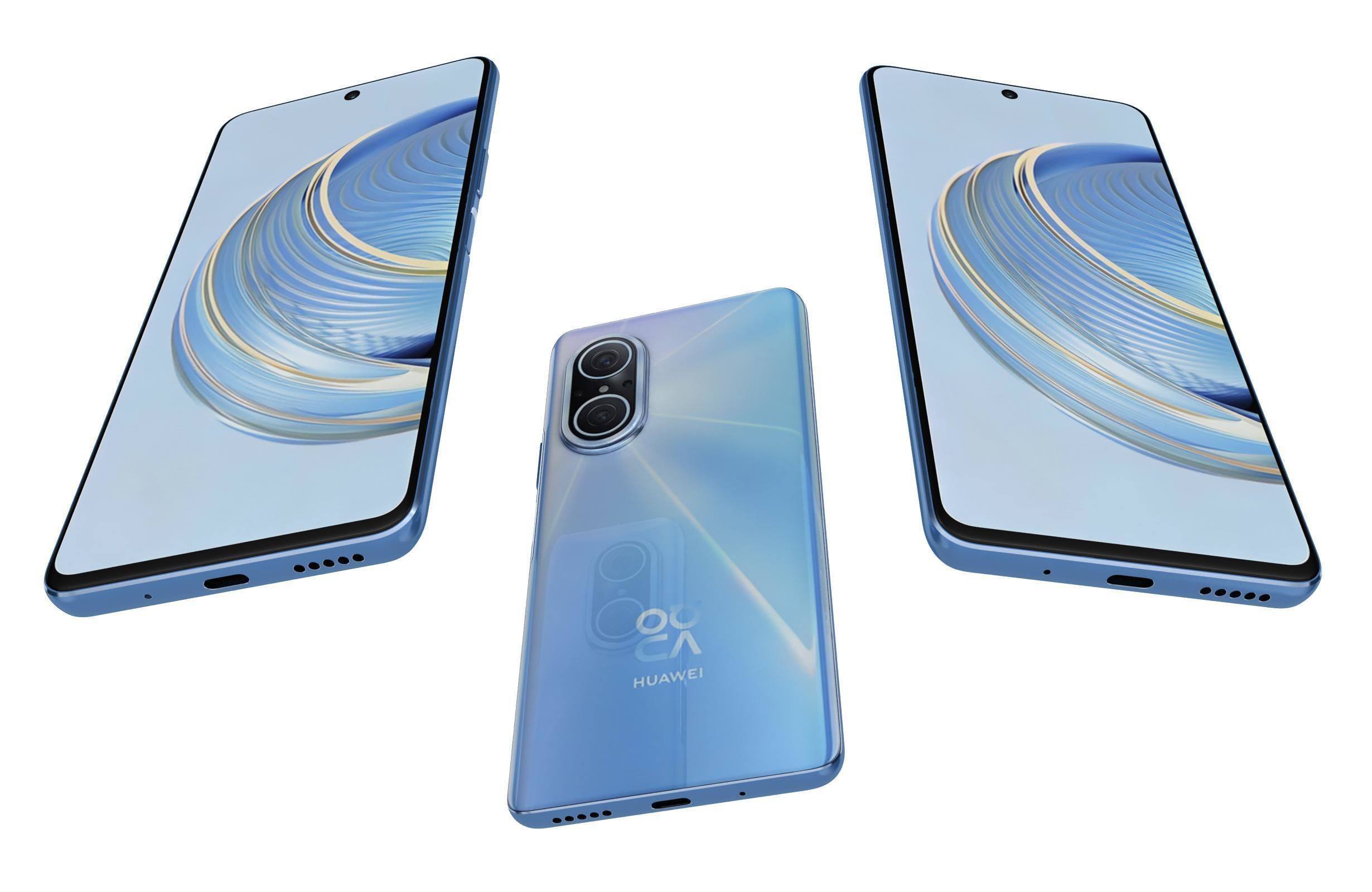 Huawei Nova 10 Youth All Colors Low-poly 3D model_14