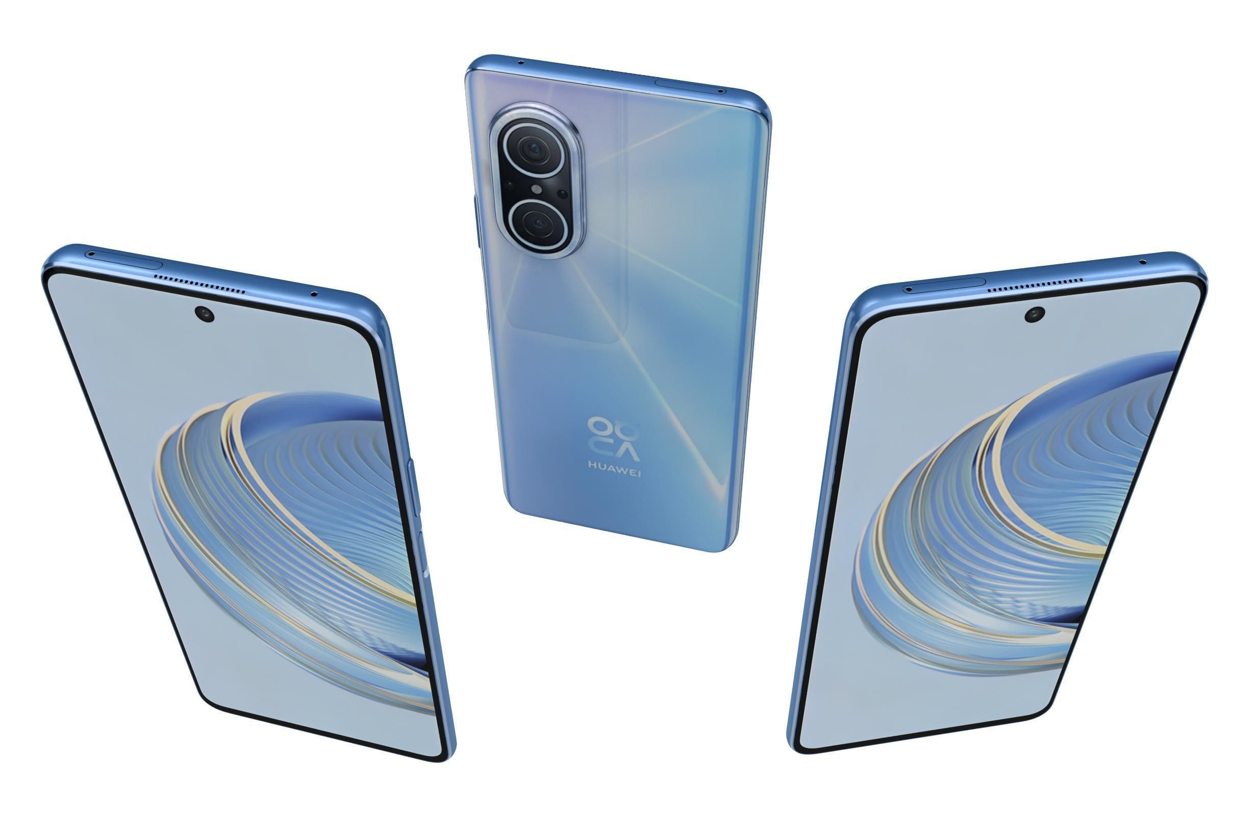 Huawei Nova 10 Youth All Colors Low-poly 3D model_15