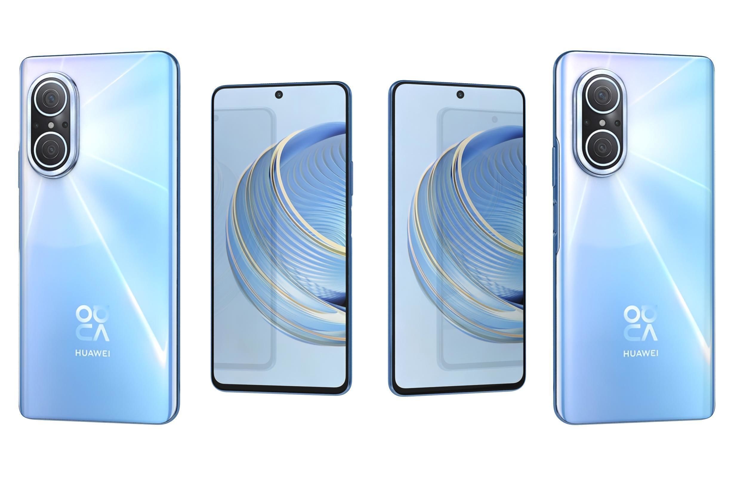 Huawei Nova 10 Youth All Colors Low-poly 3D model_16