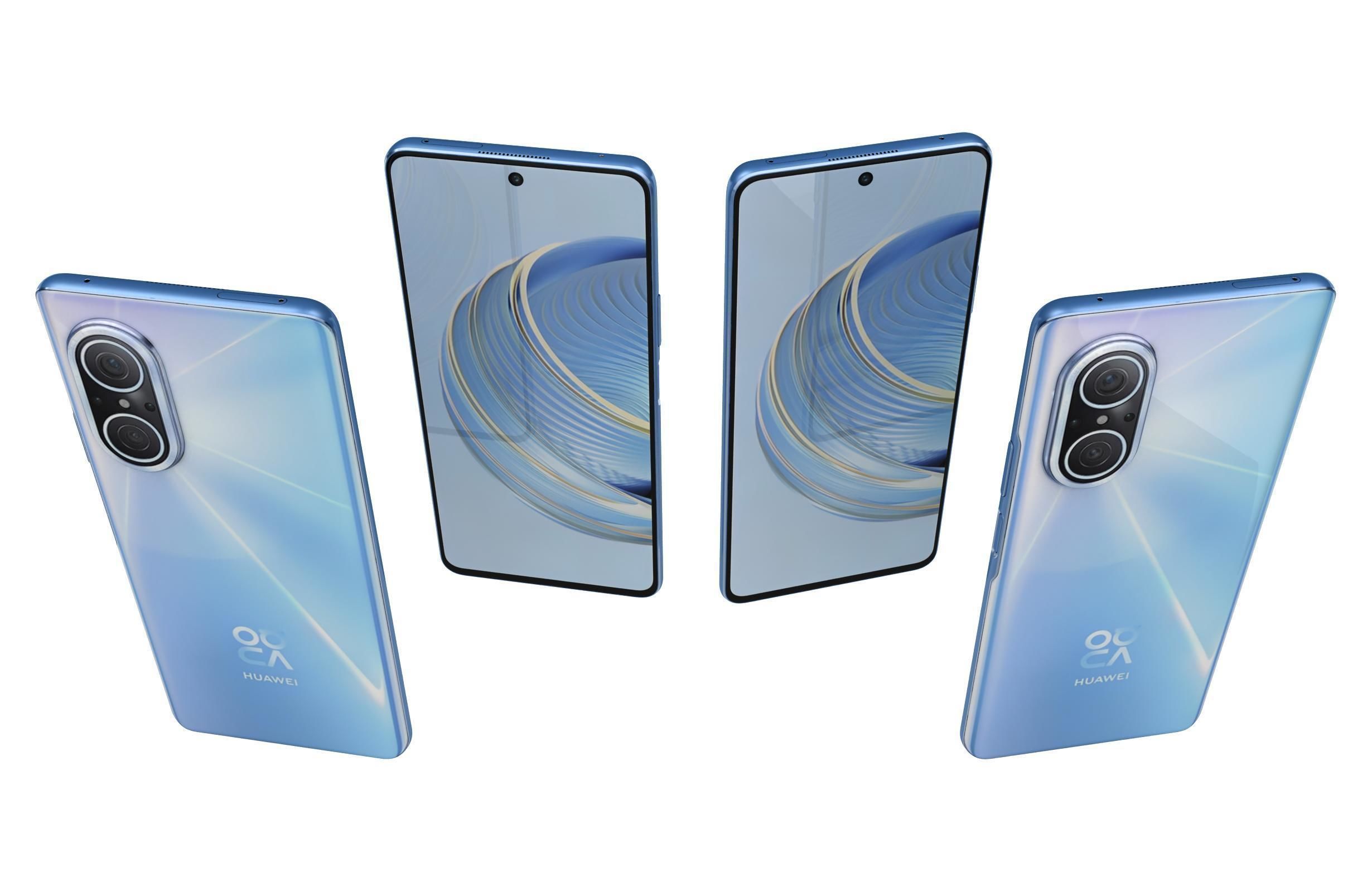 Huawei Nova 10 Youth All Colors Low-poly 3D model_17