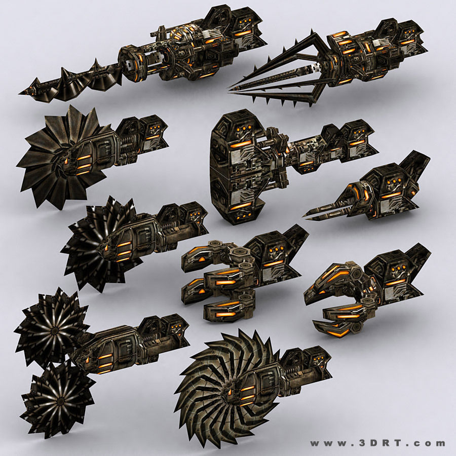 3DRT - Mech robot engineer - 02 Low-poly 3D model_10