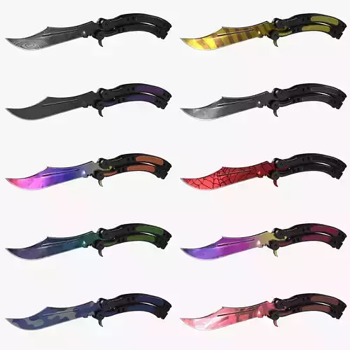 Butterfly Knifes Set