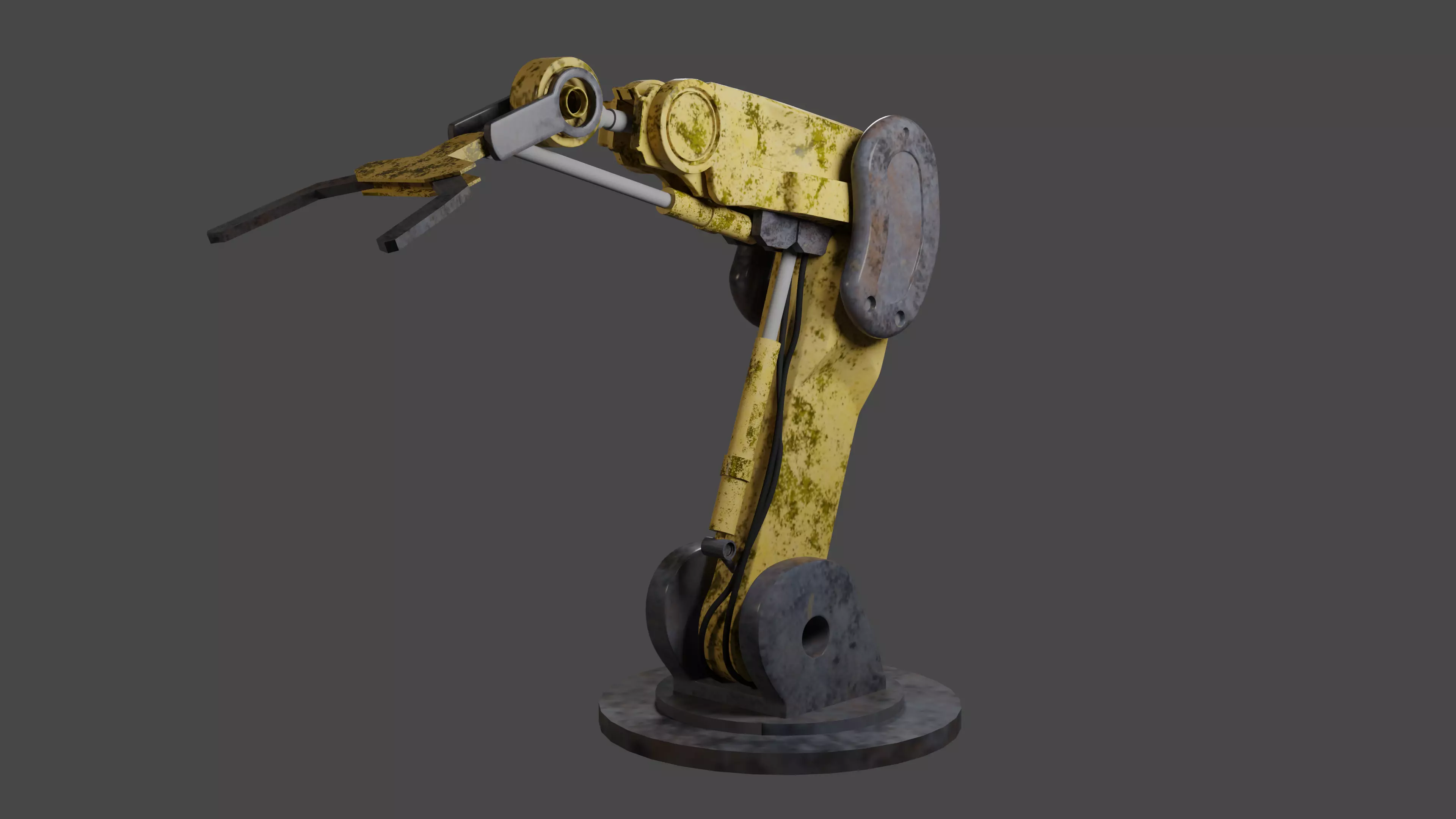 Robotic Arm Parent FULL RIGGED 3D Model Low-poly 3D model