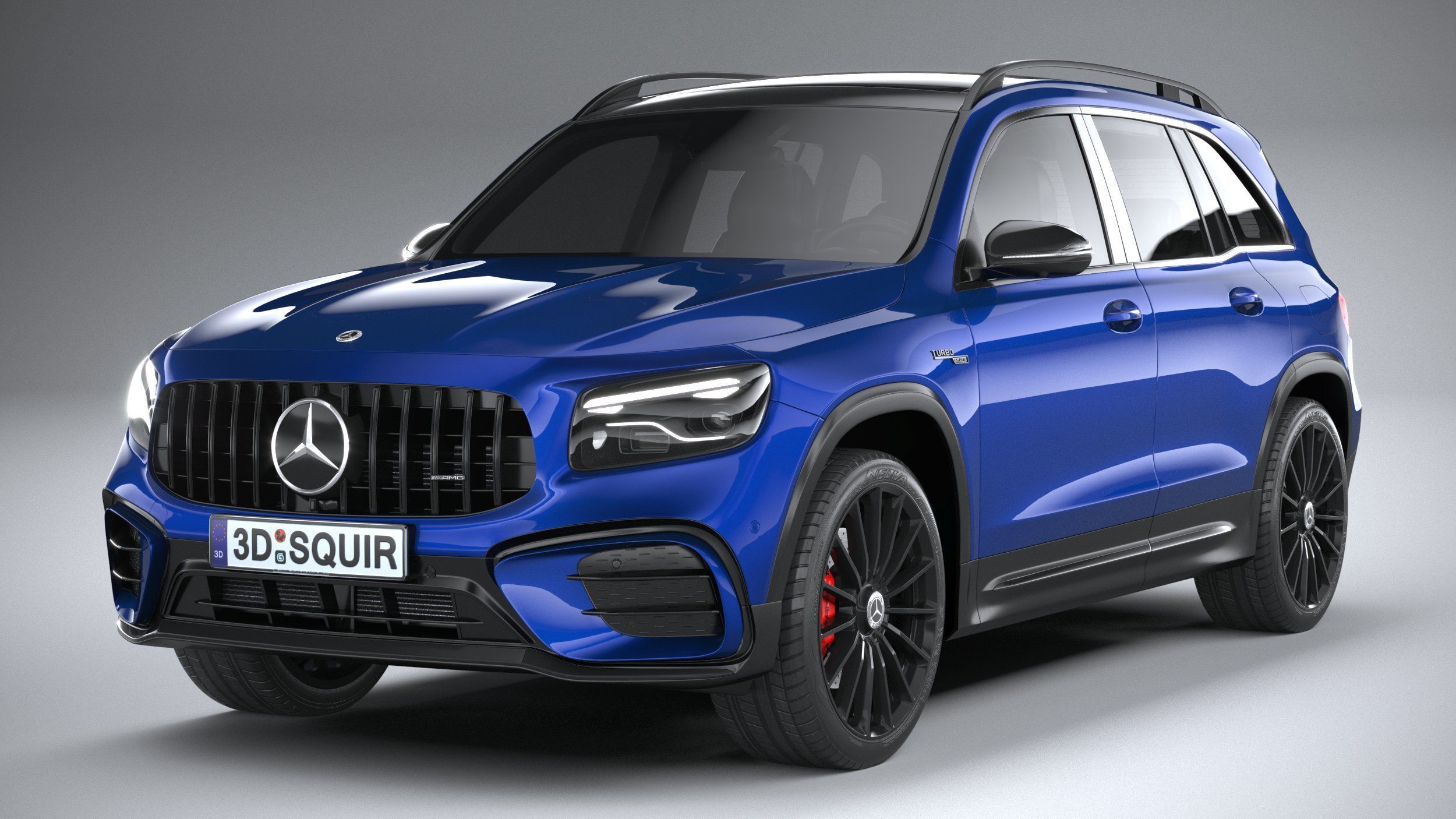 Mercedes-Benz GLB35 AMG 2024 3D model_2