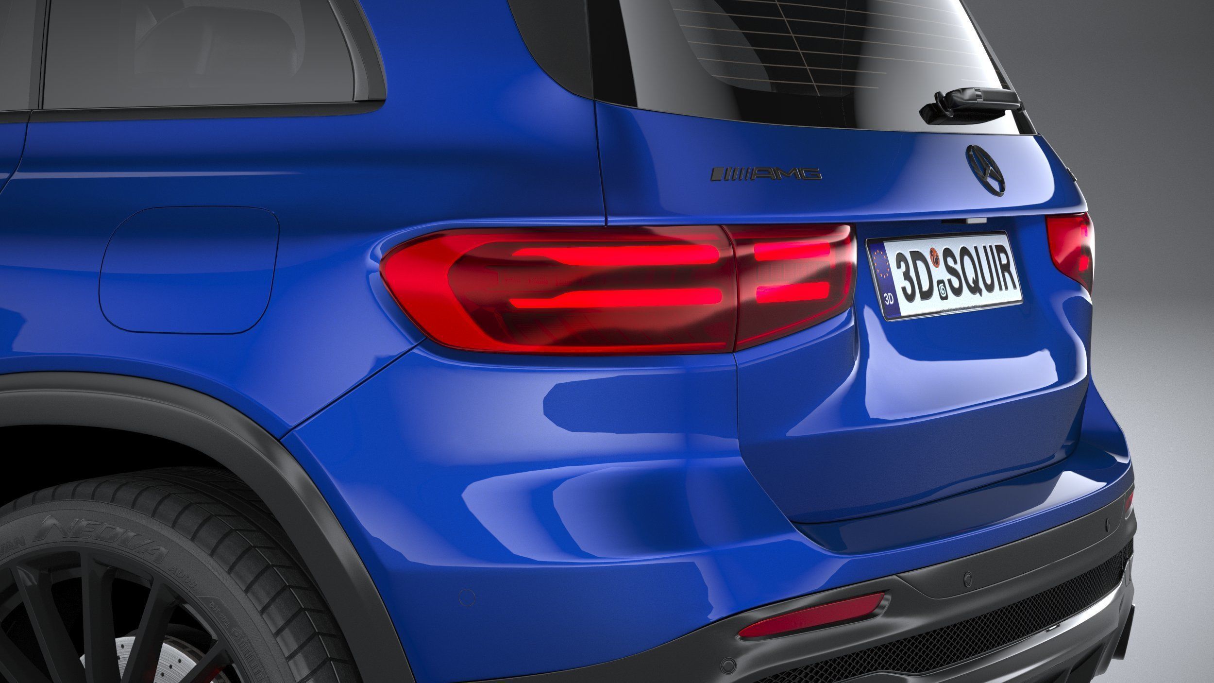 Mercedes-Benz GLB35 AMG 2024 3D model_6