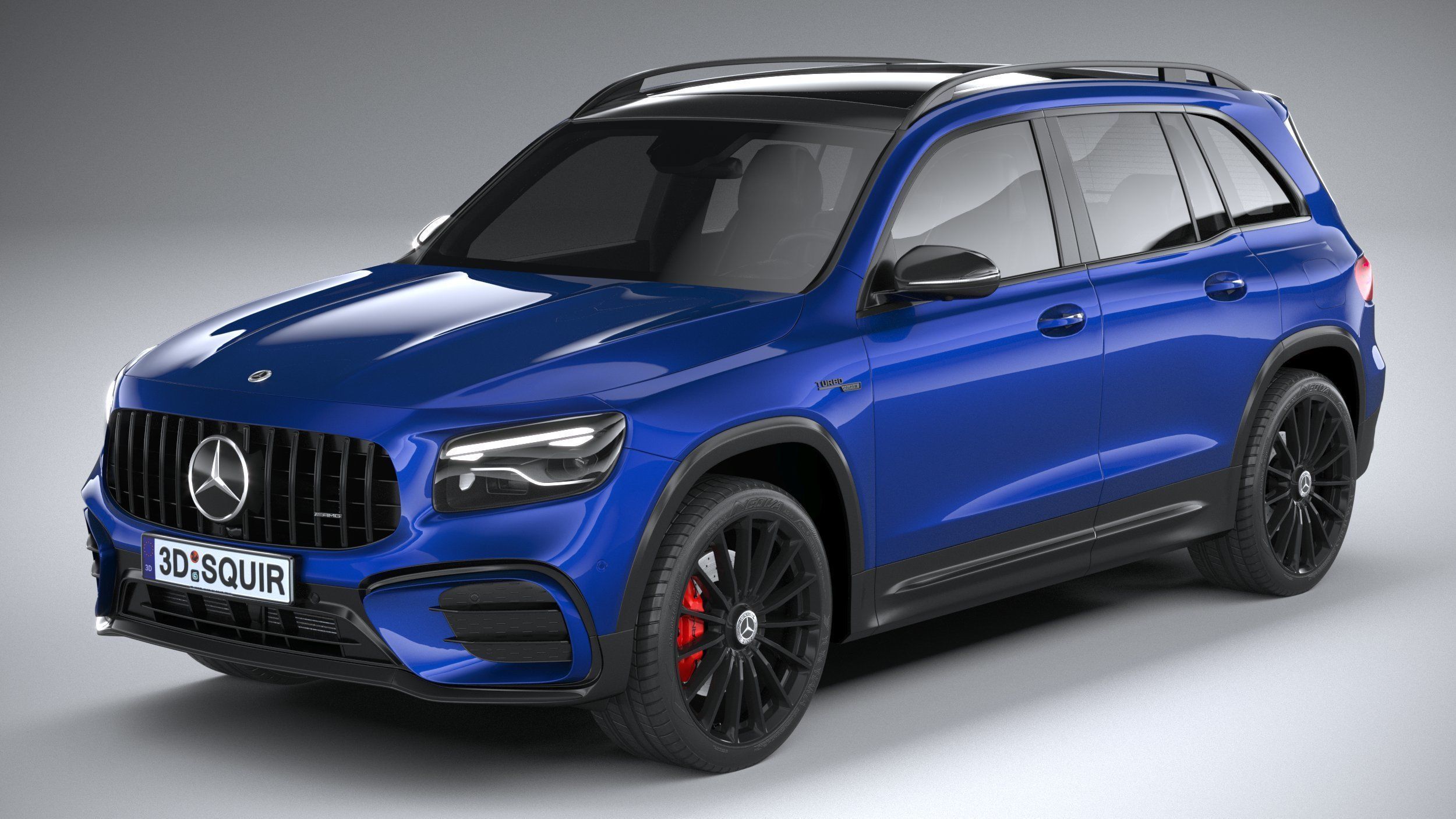 Mercedes-Benz GLB35 AMG 2024 3D model_1