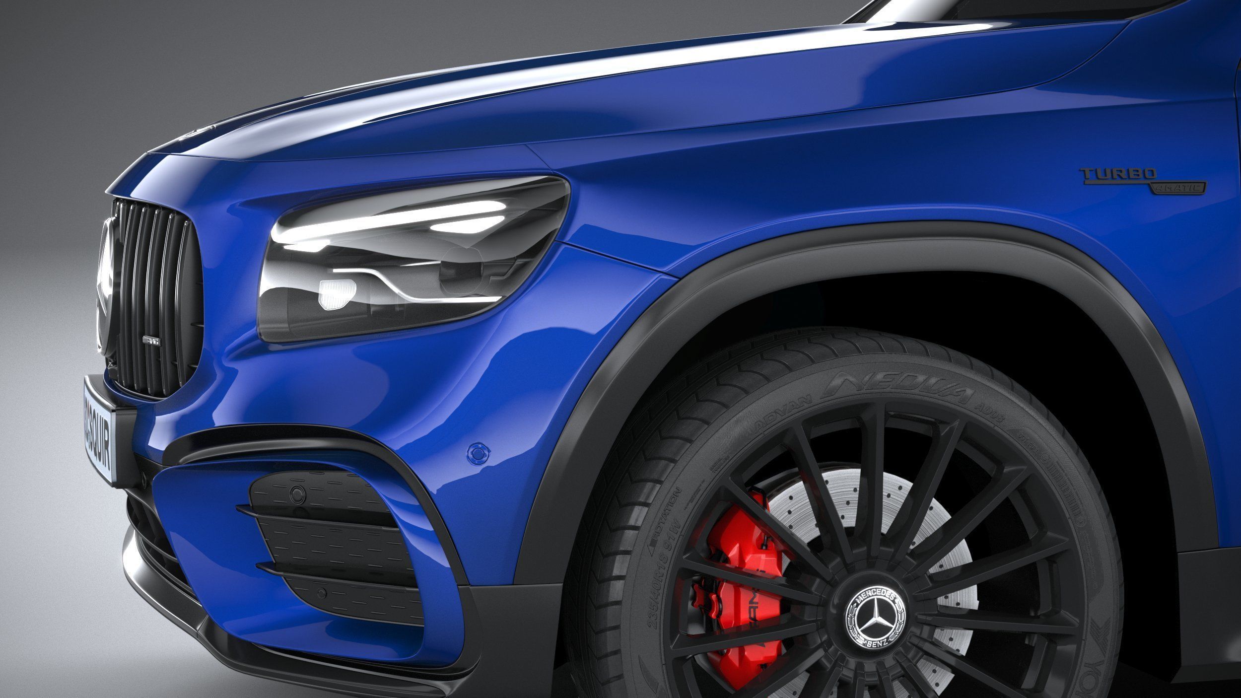 Mercedes-Benz GLB35 AMG 2024 3D model_3