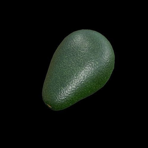 Avocado Low-poly 3D model
