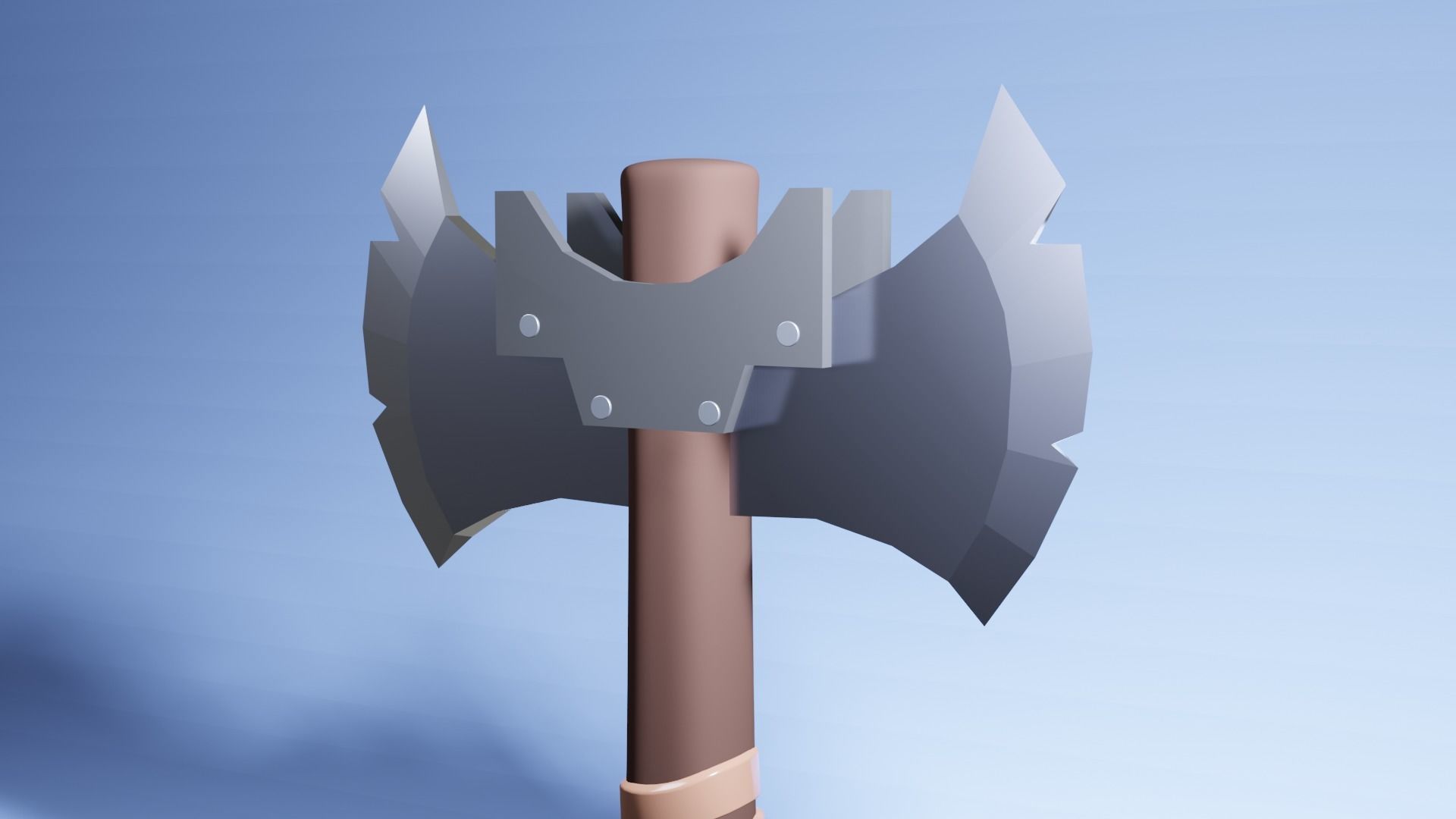 Ax 3D model Low-poly 3D model_3