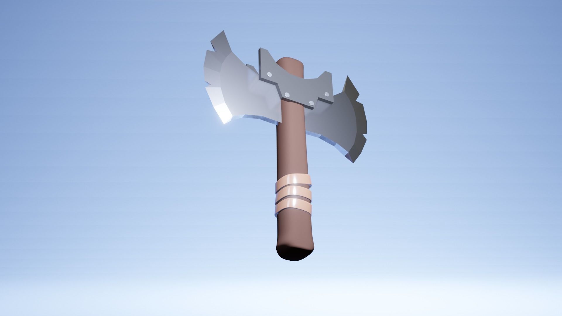 Ax 3D model Low-poly 3D model_2