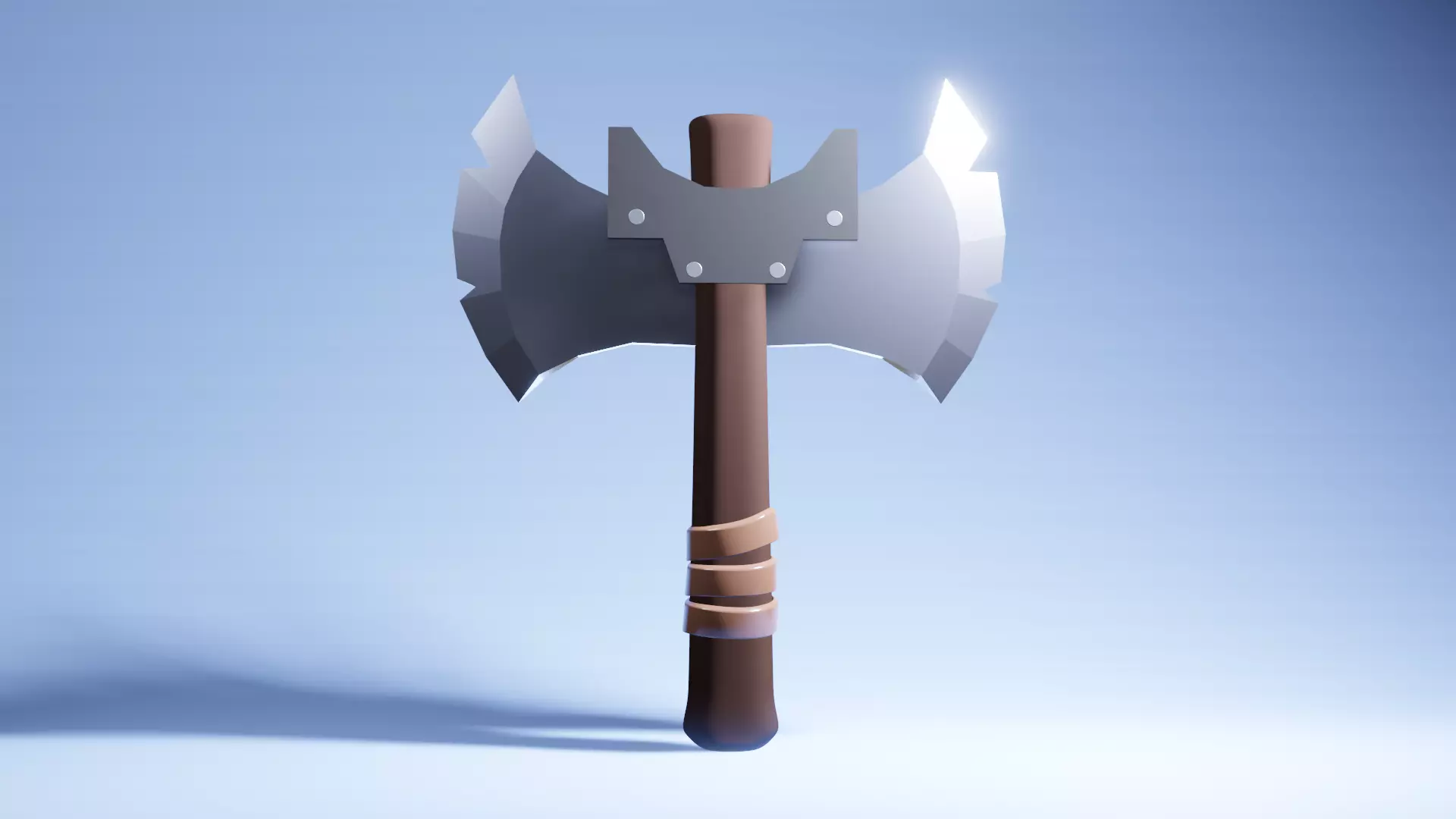 Ax 3D model Low-poly 3D model_0