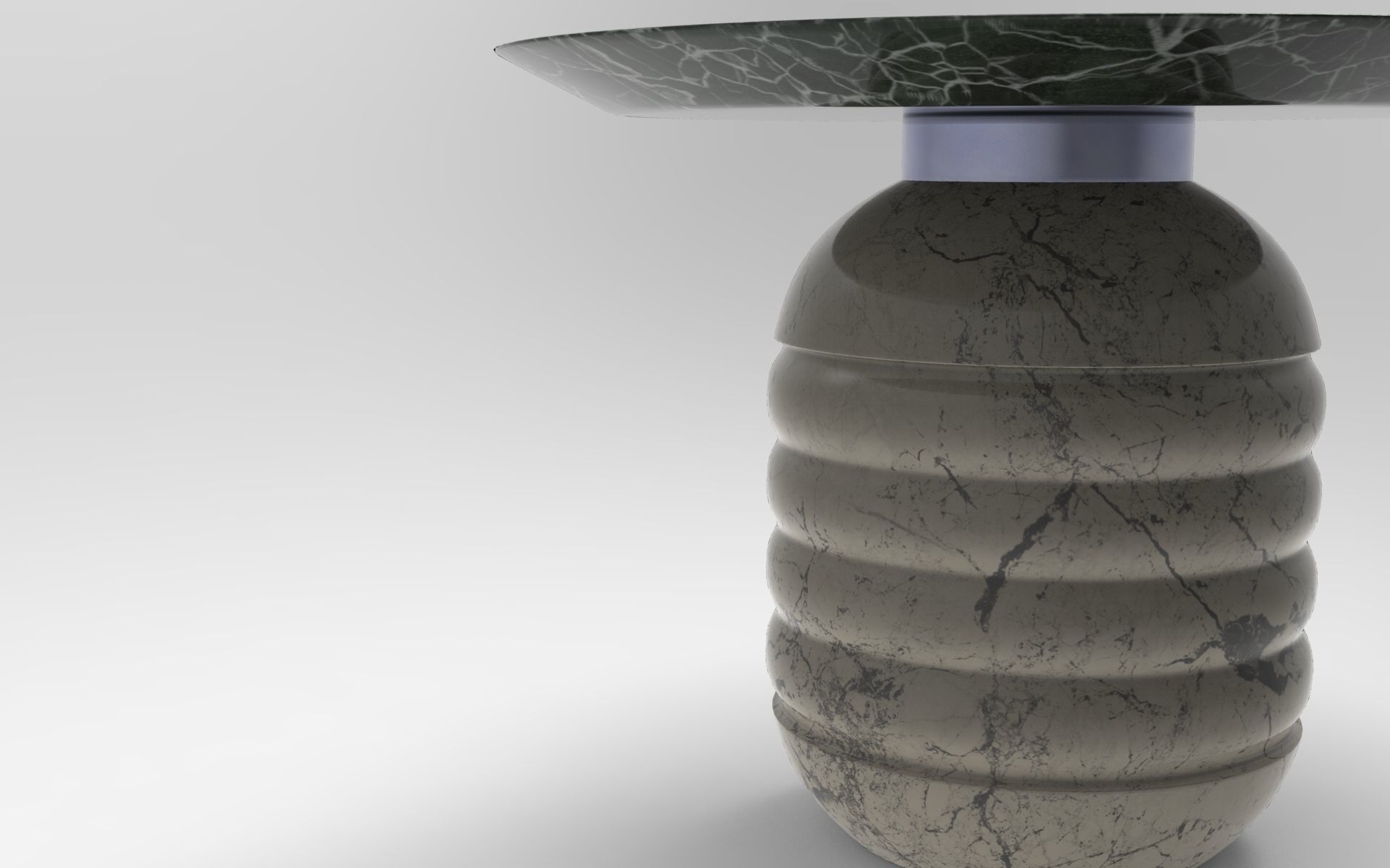 Stra Coffee Table Low-poly 3D model_3