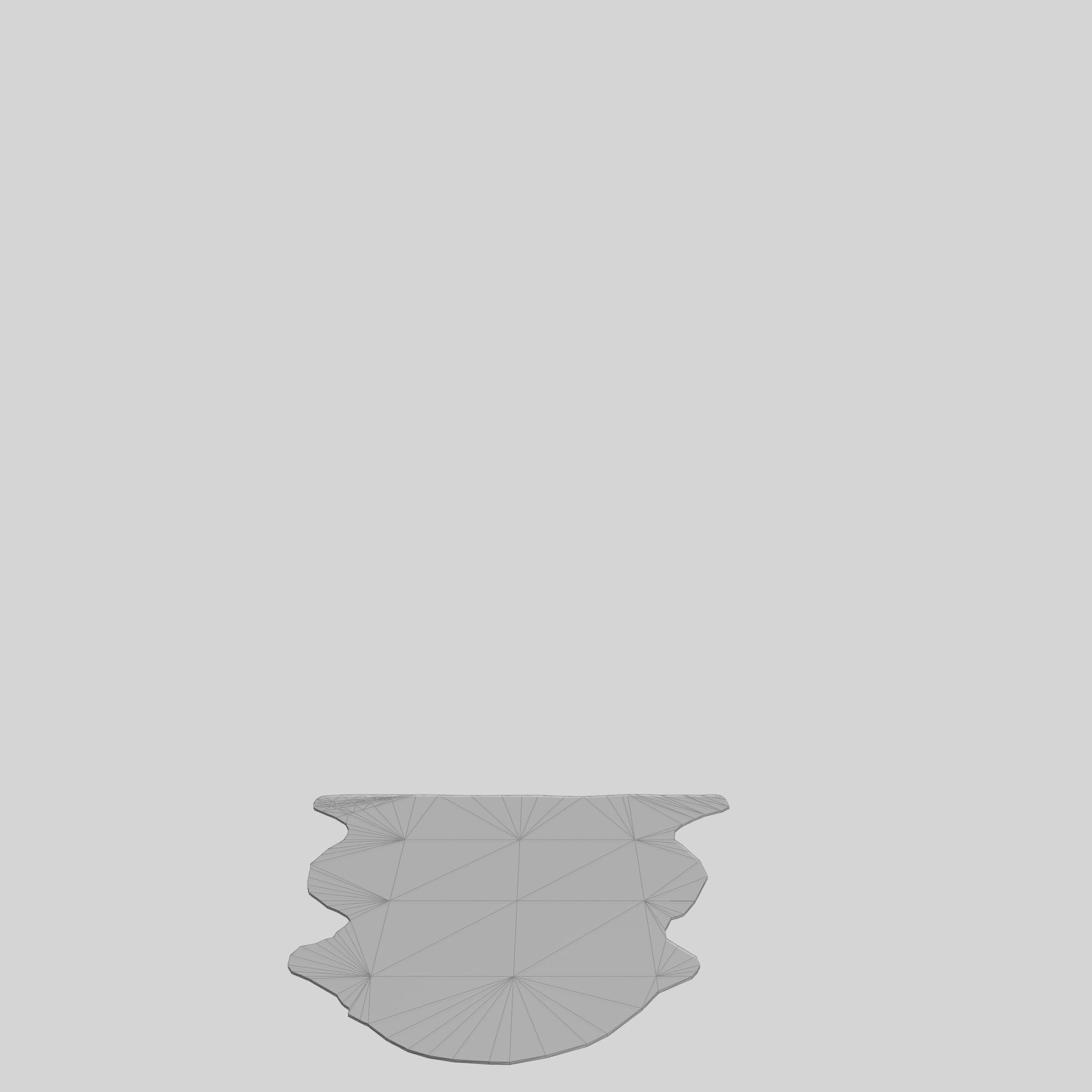 Genuine Sheepskin Carpet Low-poly 3D model_8