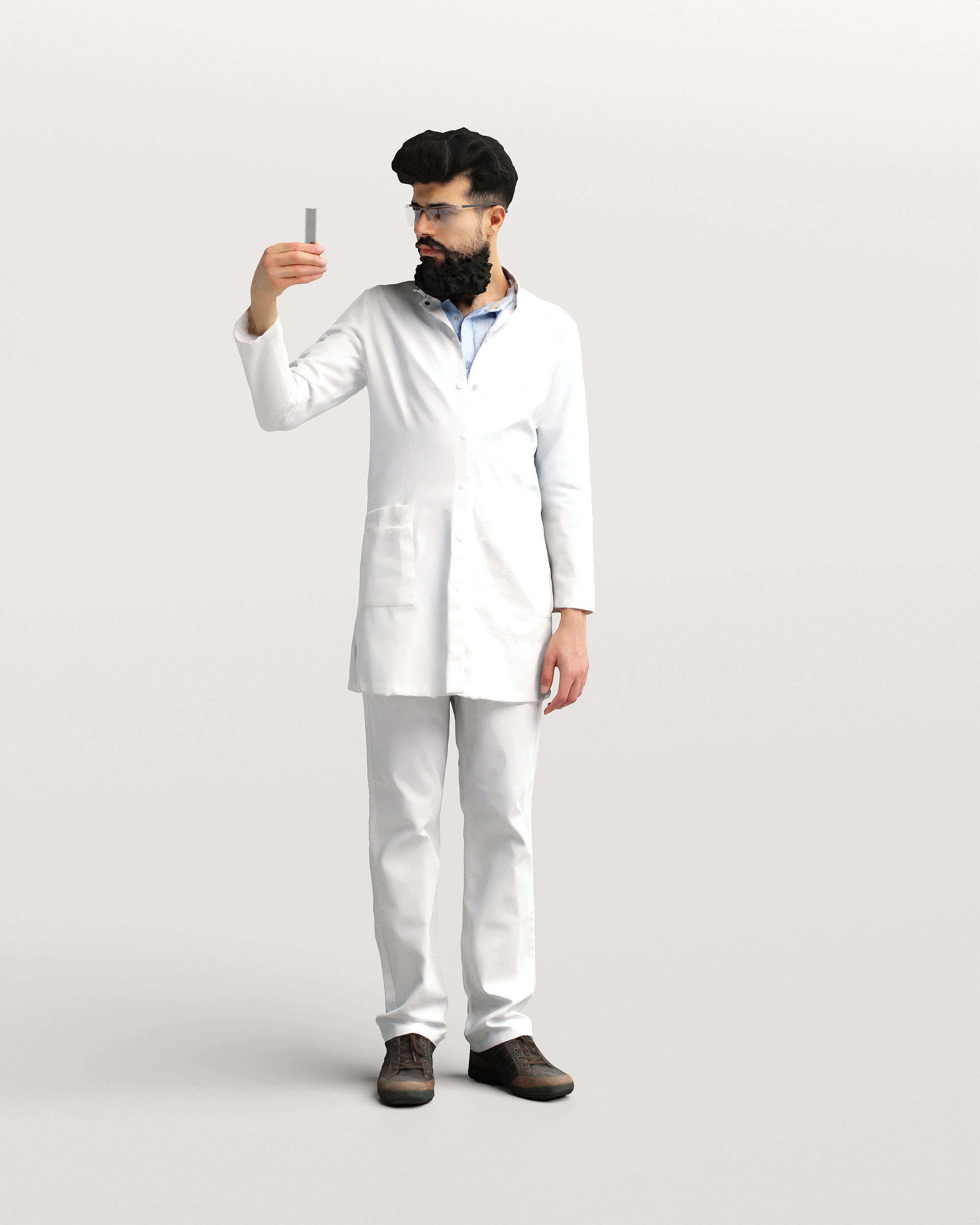 Humano Scientist in a lab 2205-4 3D model_9