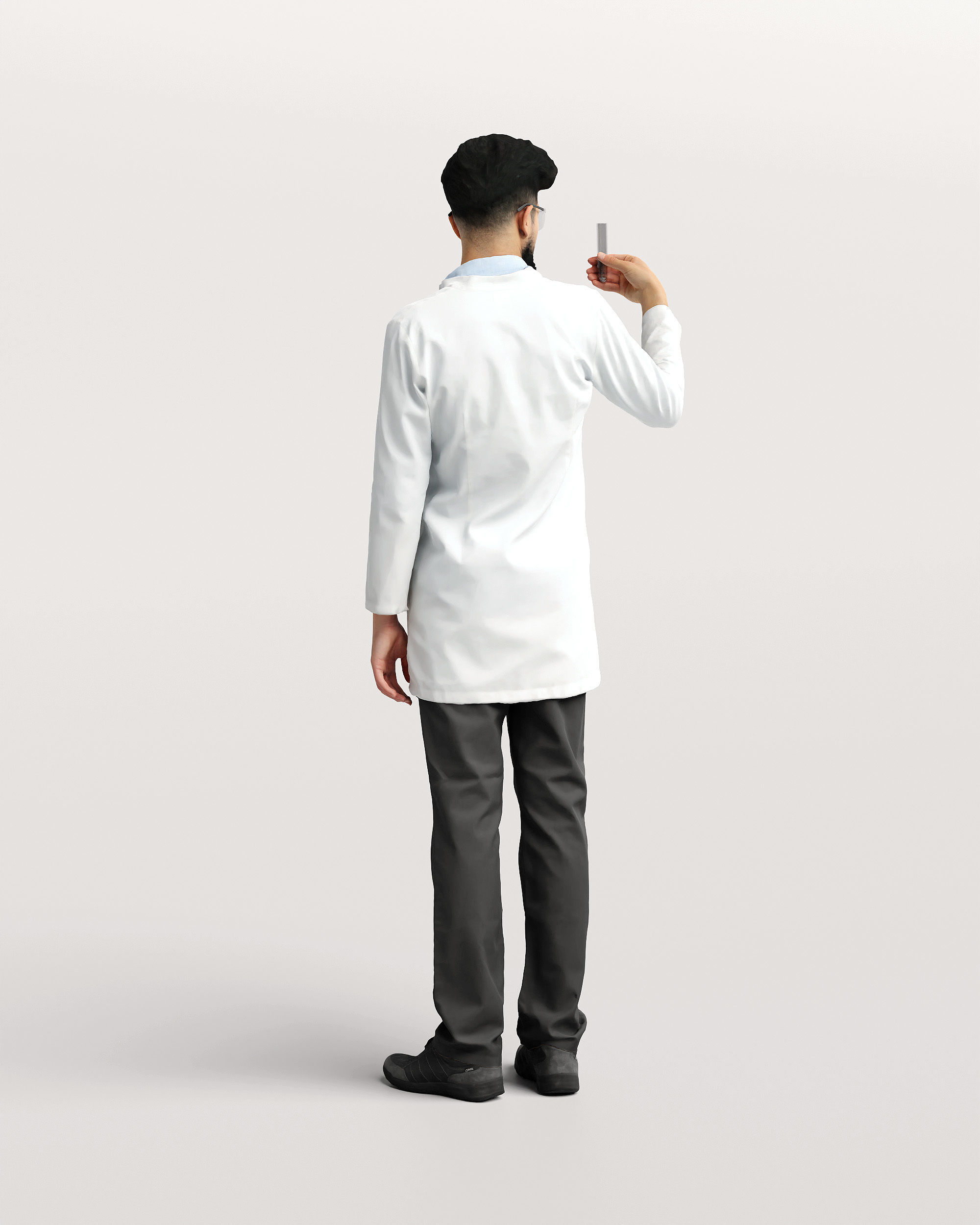 Humano Scientist in a lab 2205-4 3D model_4