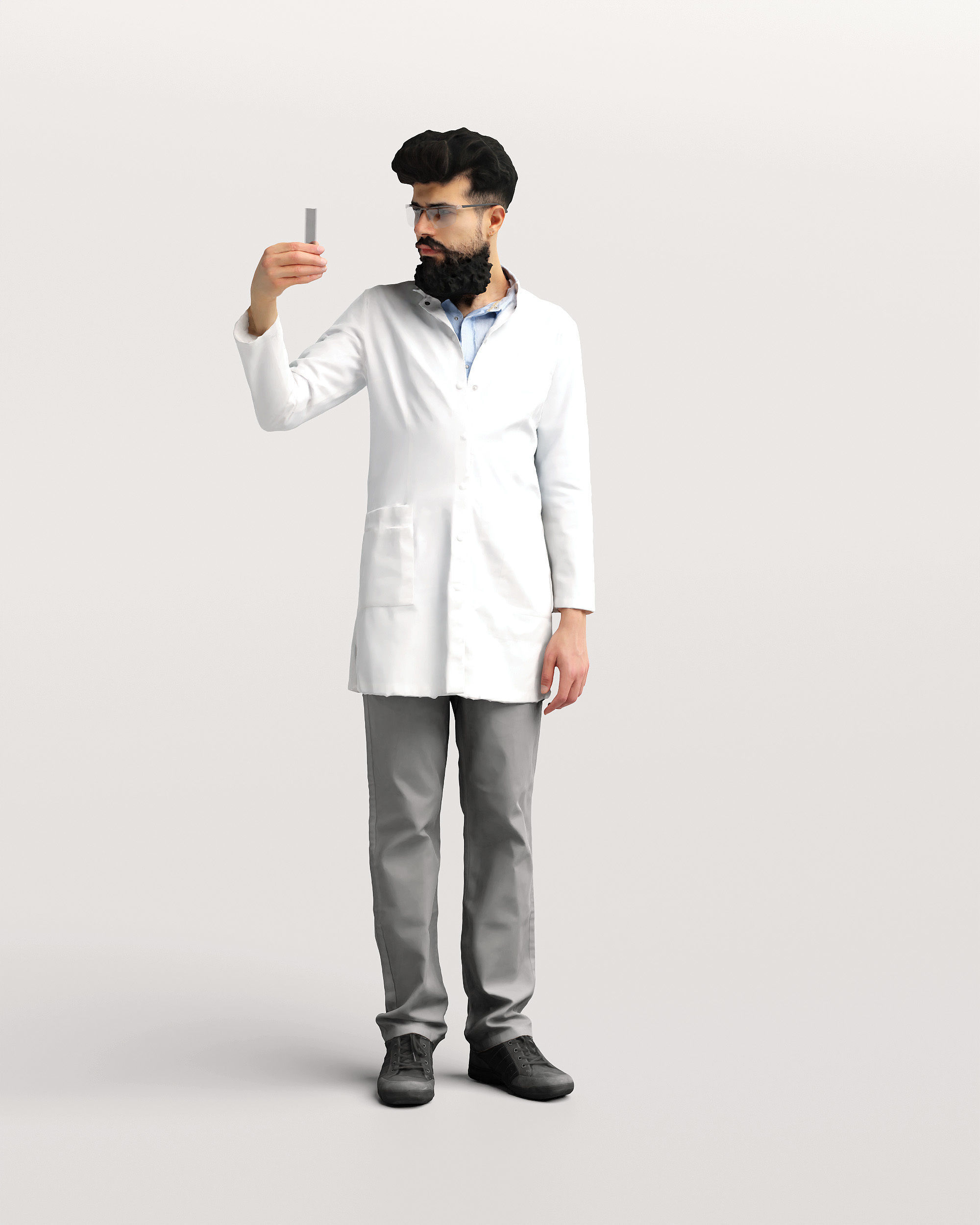 Humano Scientist in a lab 2205-4 3D model_8