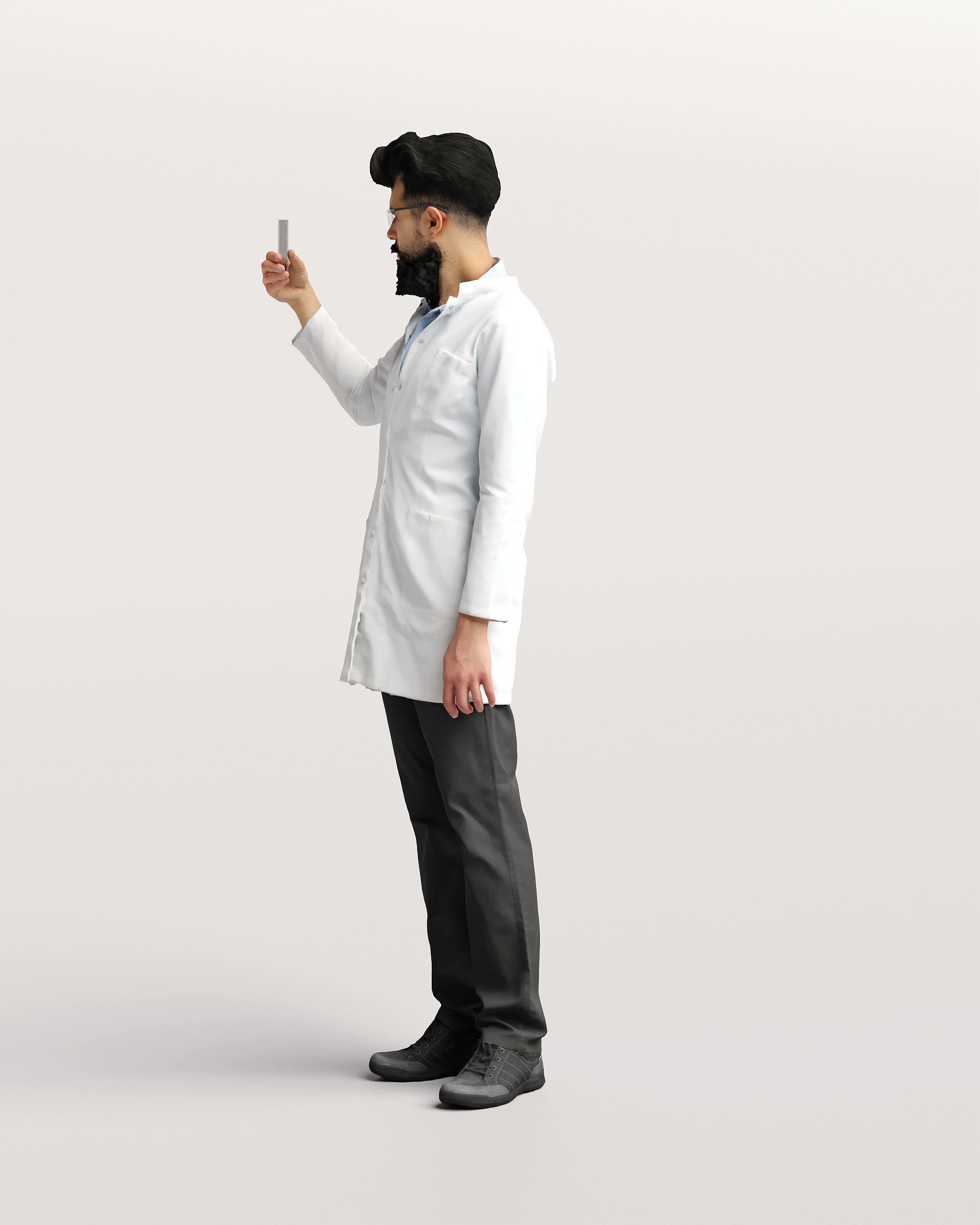 Humano Scientist in a lab 2205-4 3D model_5