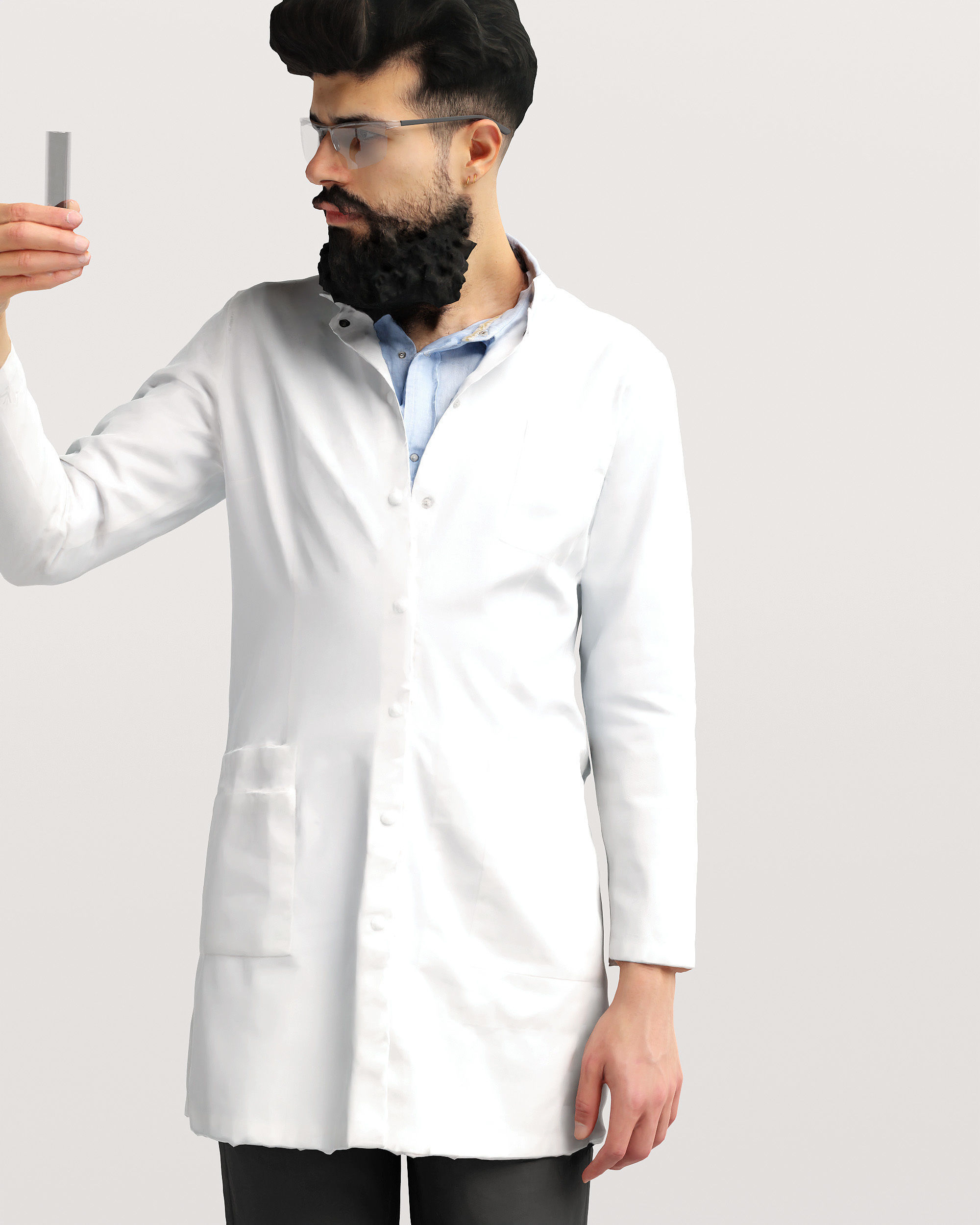 Humano Scientist in a lab 2205-4 3D model_11