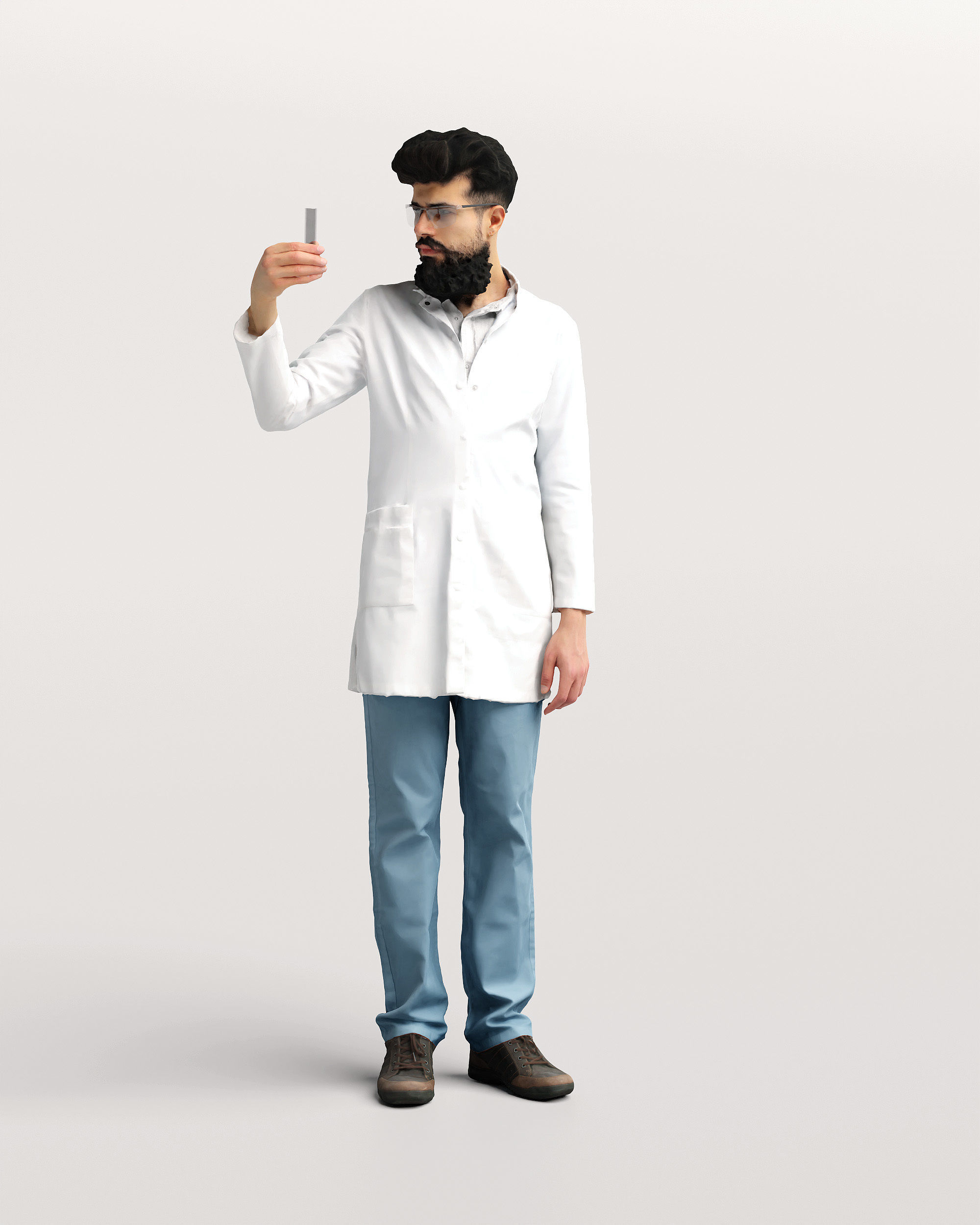 Humano Scientist in a lab 2205-4 3D model_1
