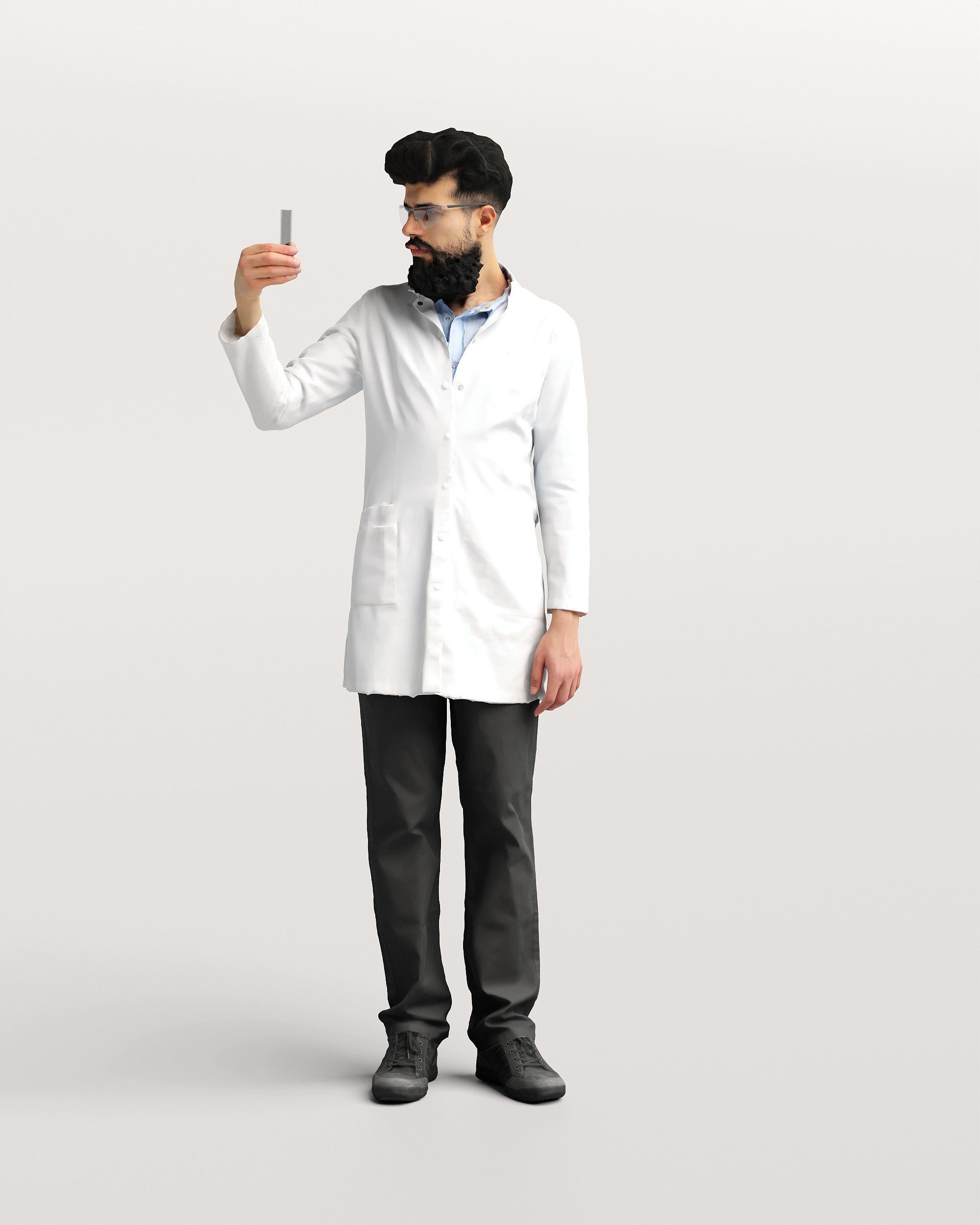 Humano Scientist in a lab 2205-4 3D model_7