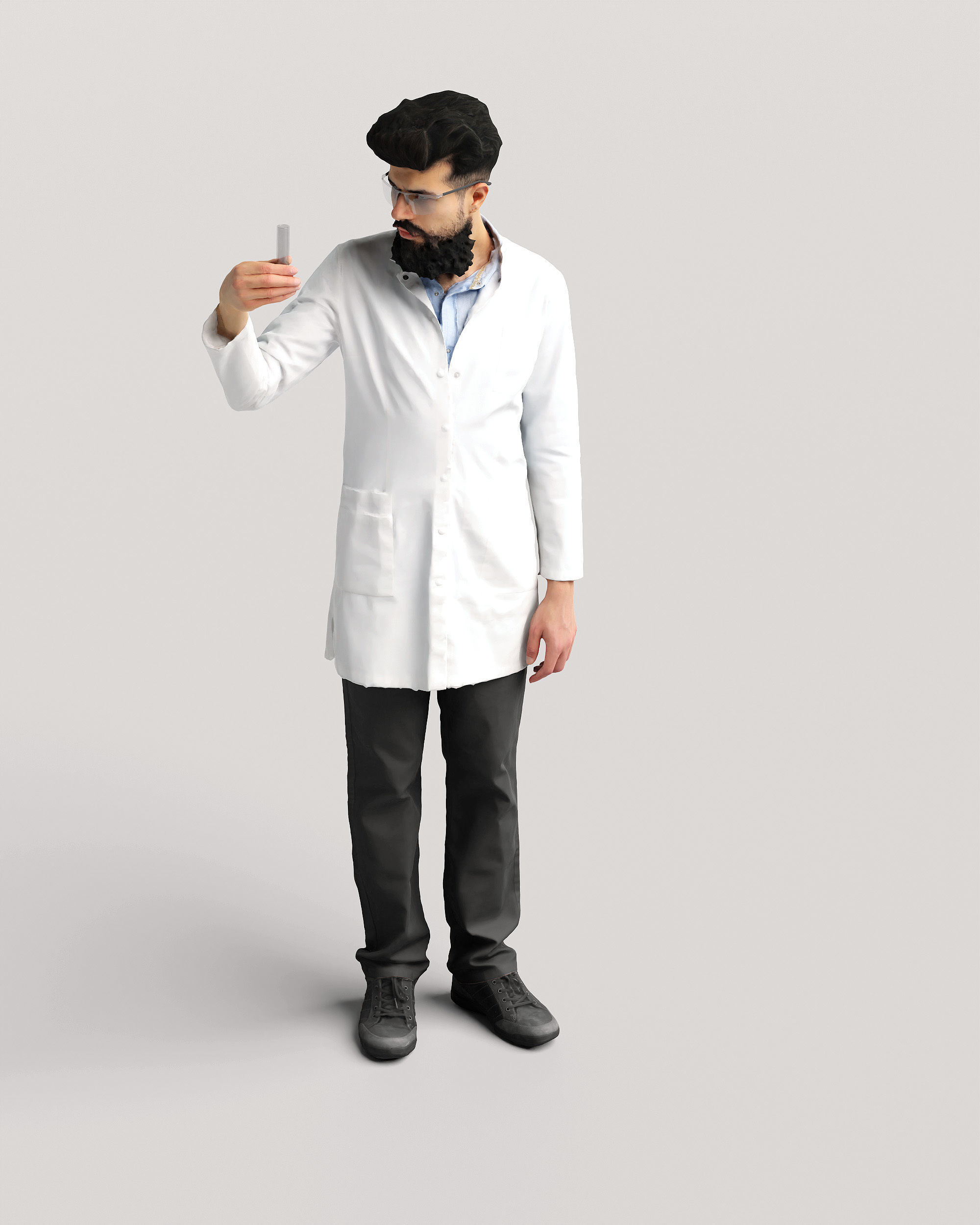 Humano Scientist in a lab 2205-4 3D model_6