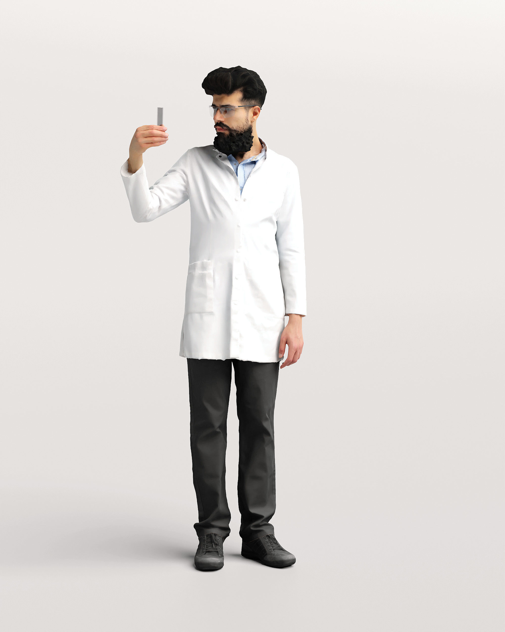 Humano Scientist in a lab 2205-4 3D model_3