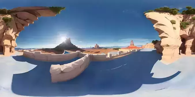 HDR-Realistic the azure sky in the daytime