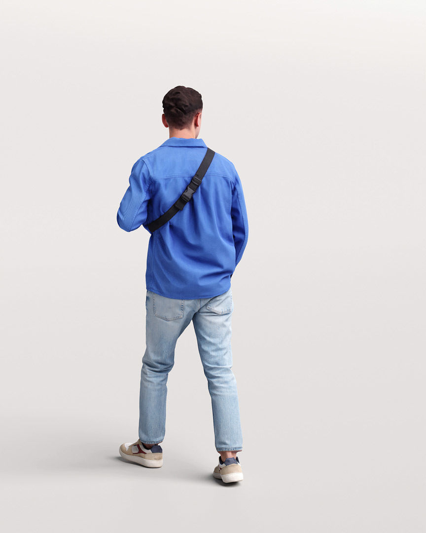 Humano Walking Man 2201-06 3D model_4