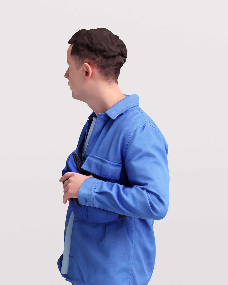 Humano Walking Man 2201-06 3D model_7