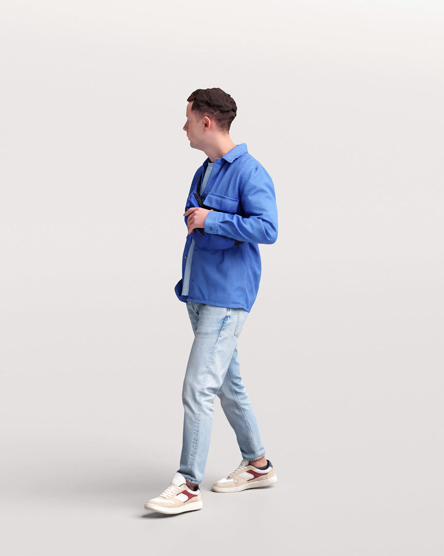 Humano Walking Man 2201-06 3D model_5