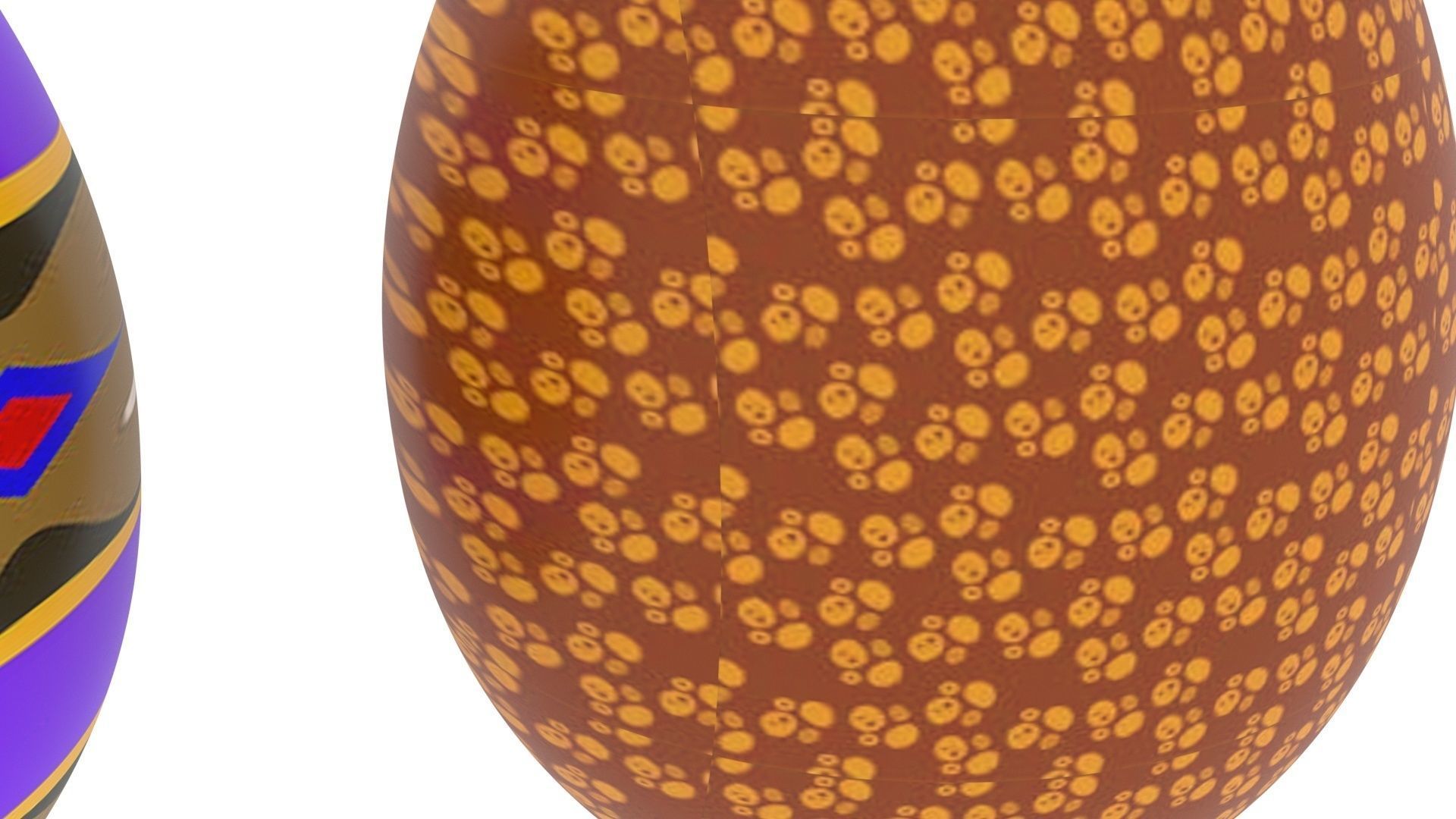 Easter Eggs Collection 3D model_8