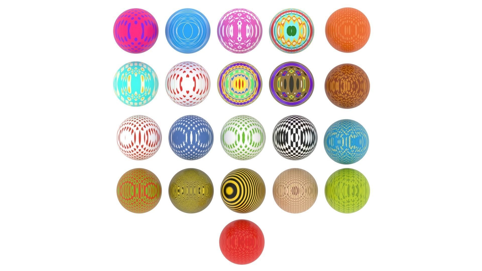 Easter Eggs Collection 3D model_13