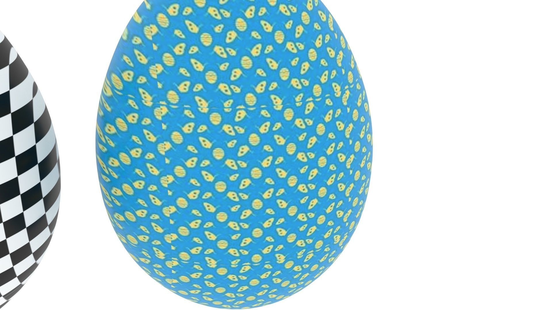 Easter Eggs Collection 3D model_10