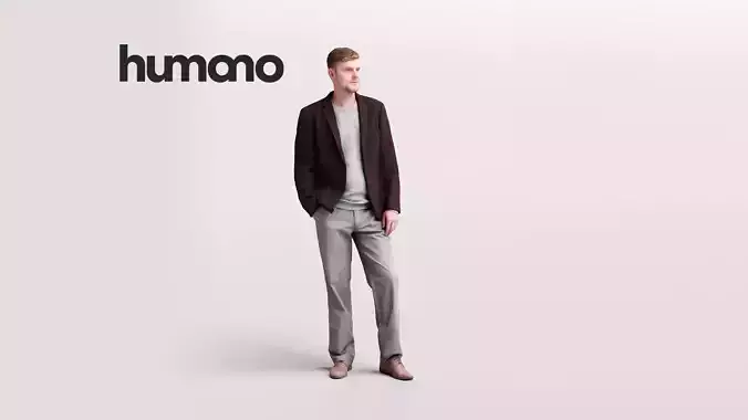 Humano Standing Man 2202-08 3D model