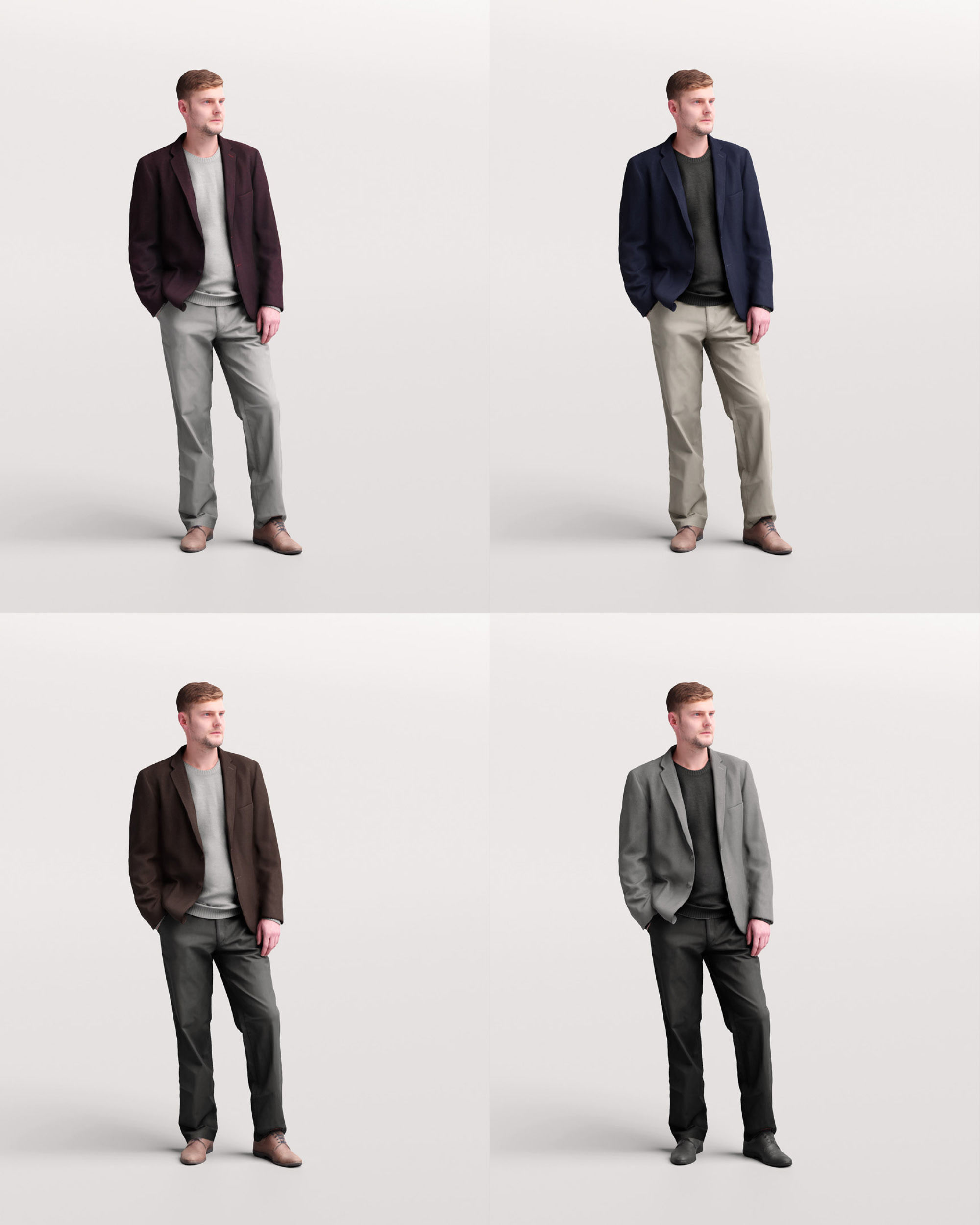 Humano Standing Man 2202-08 3D model_13