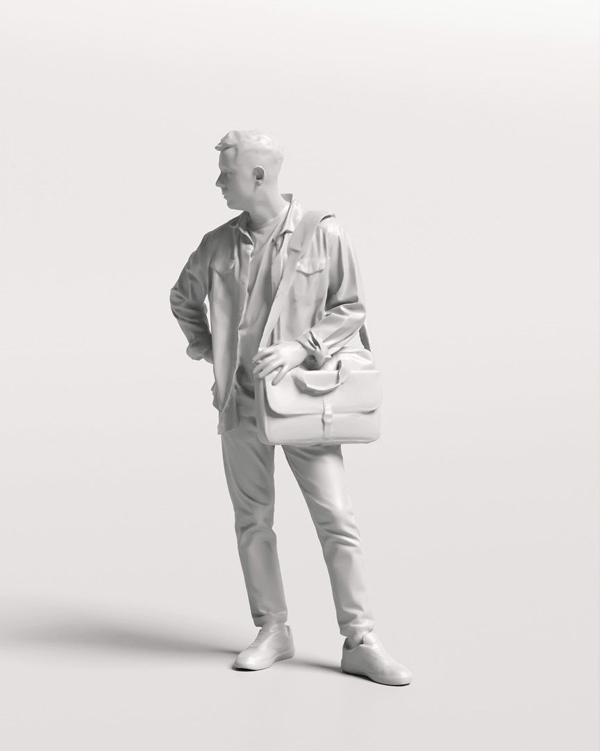 Humano Standing Man 2202-07 3D model_13