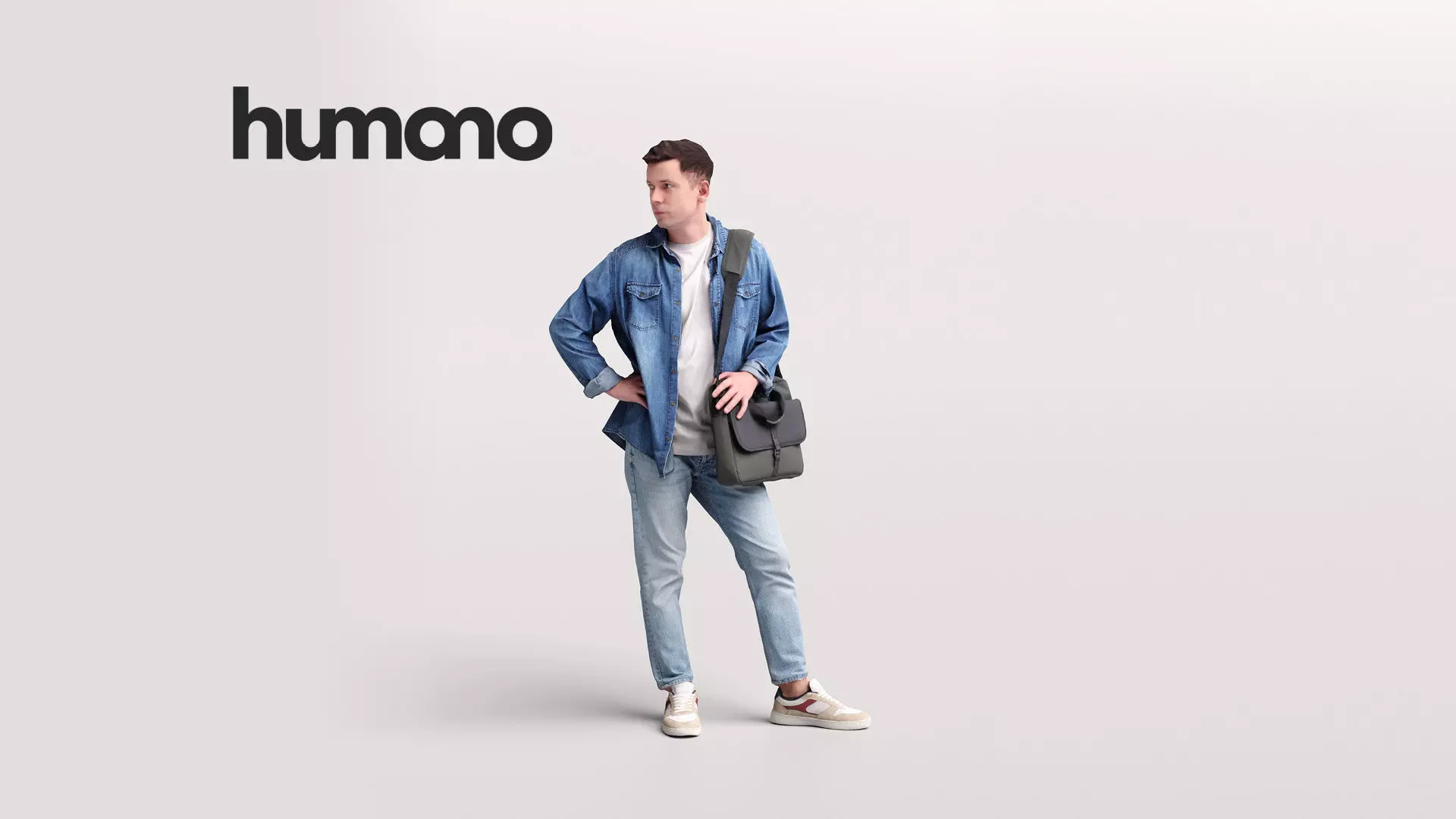 Humano Standing Man 2202-07 3D model_0